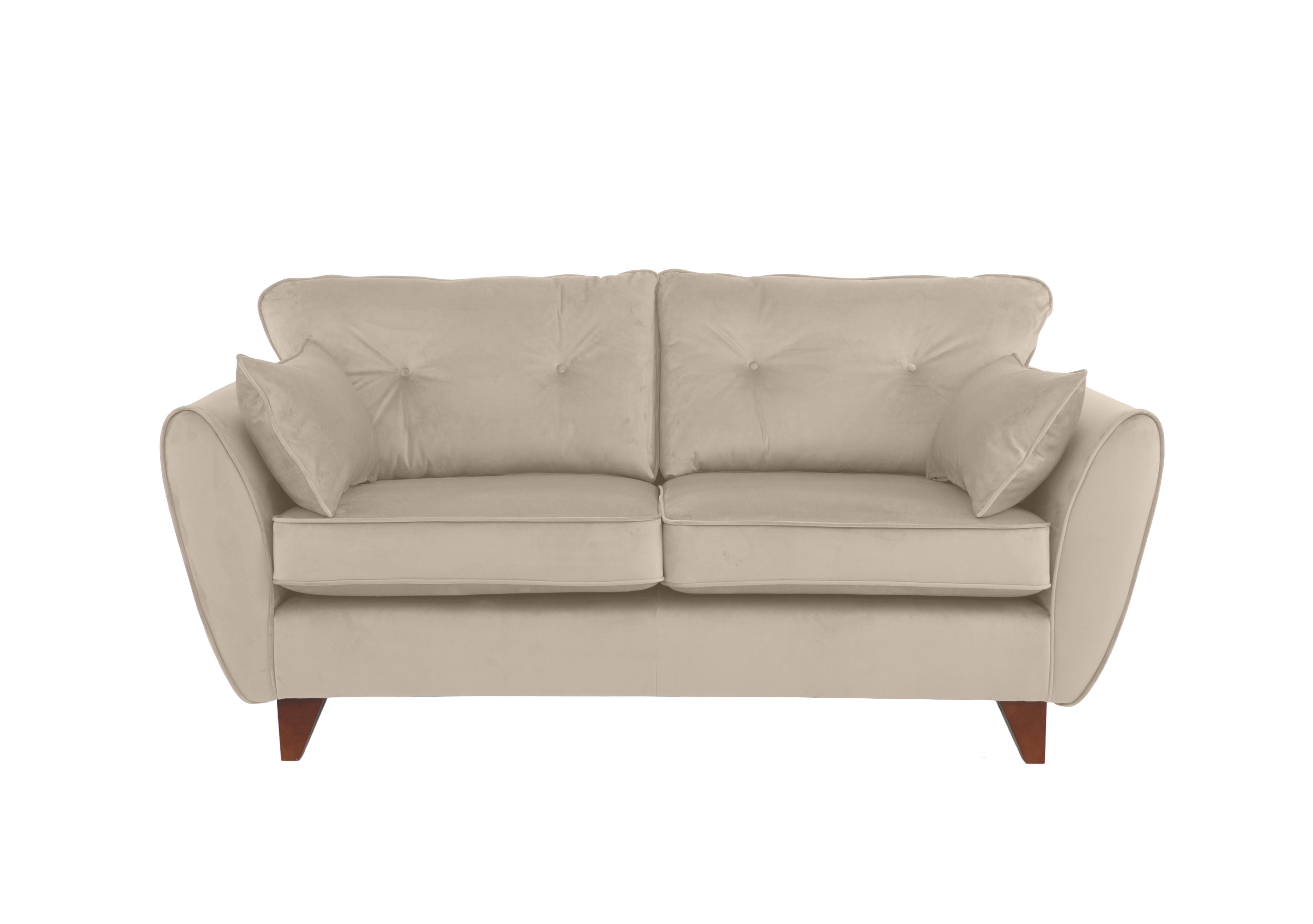 Felix 3 Seater Fabric Sofa in Cream on Furniture Village