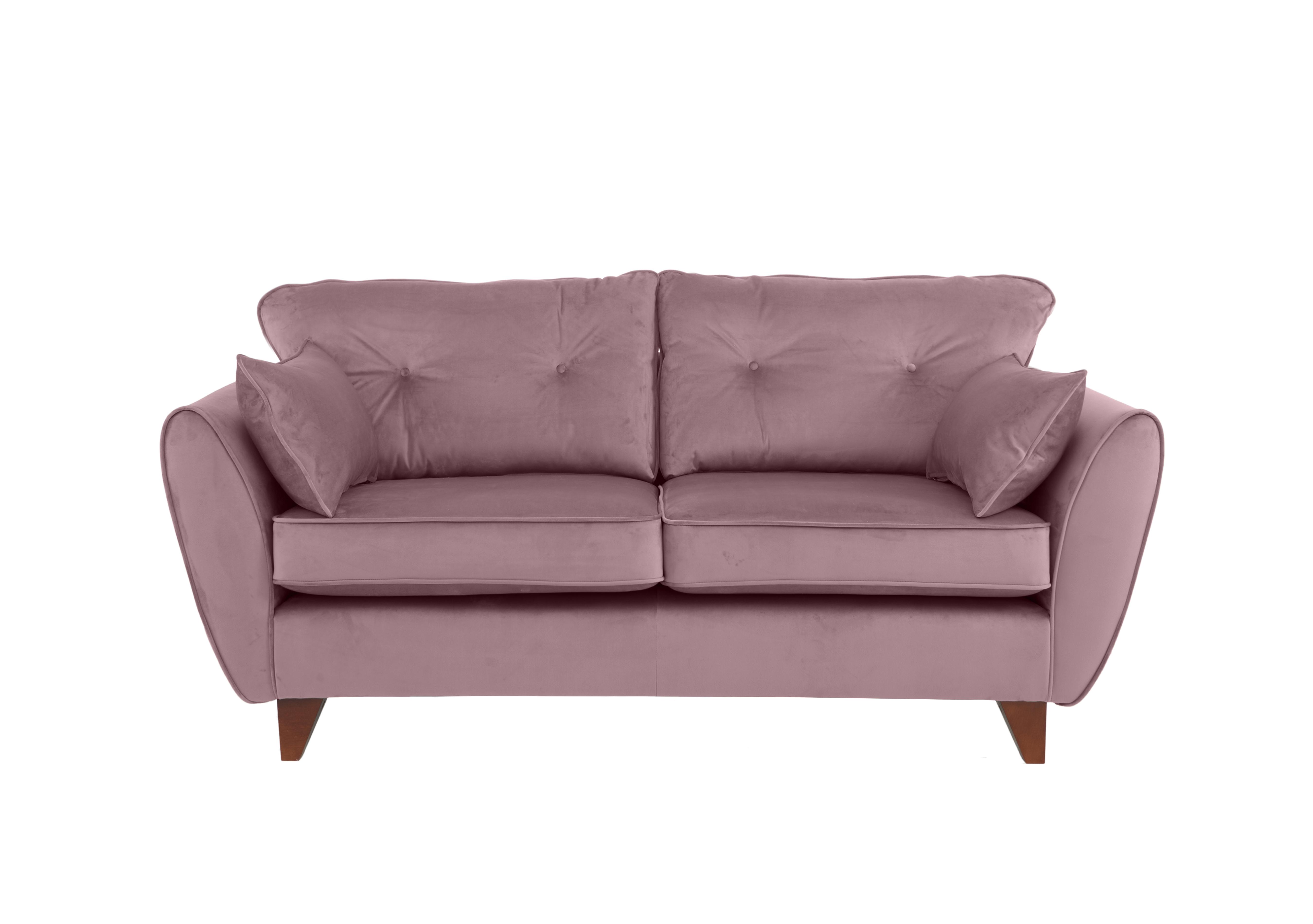 Felix 3 Seater Fabric Sofa in Lilac on Furniture Village