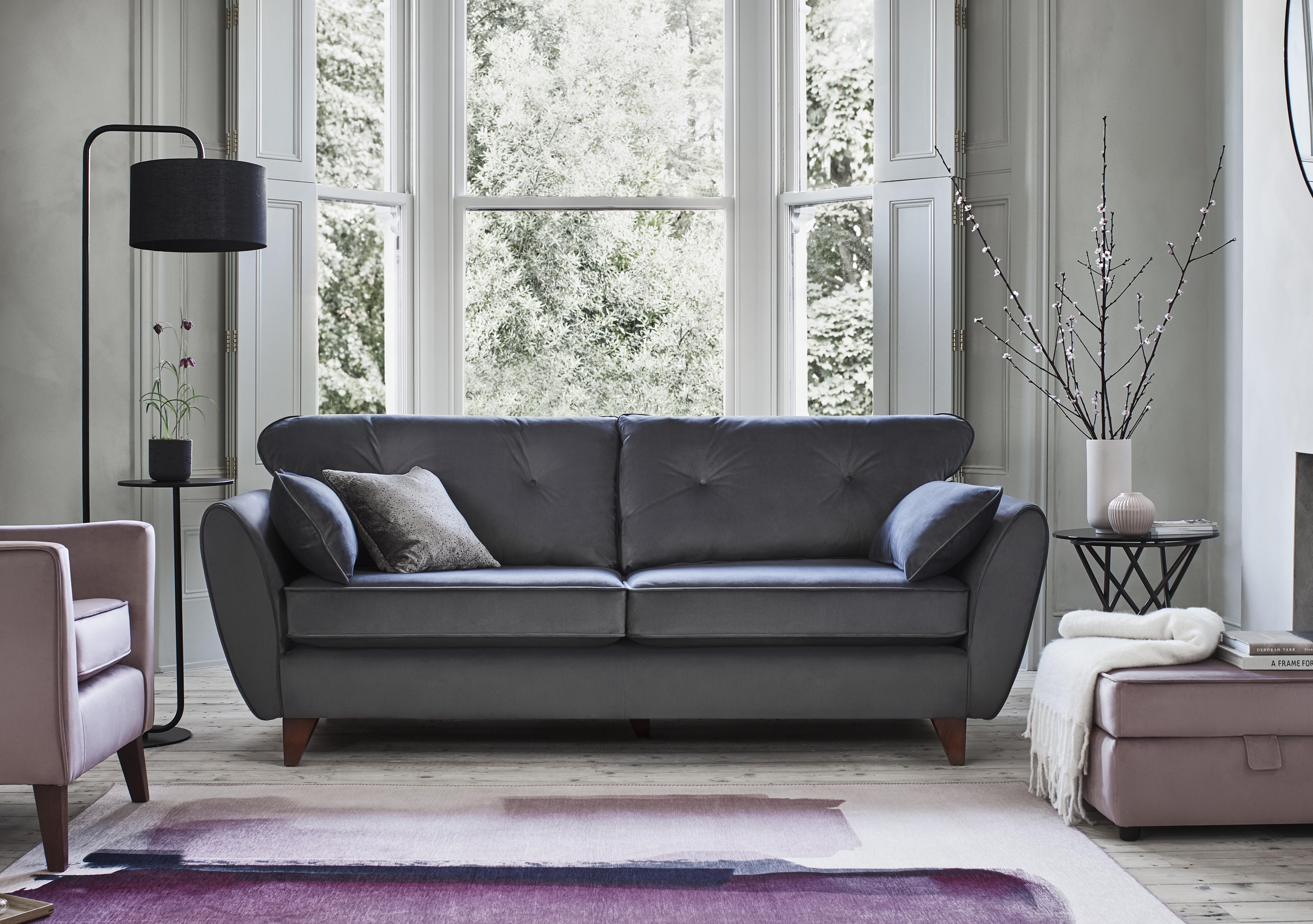Felix 4 Seater Fabric Sofa in  on Furniture Village