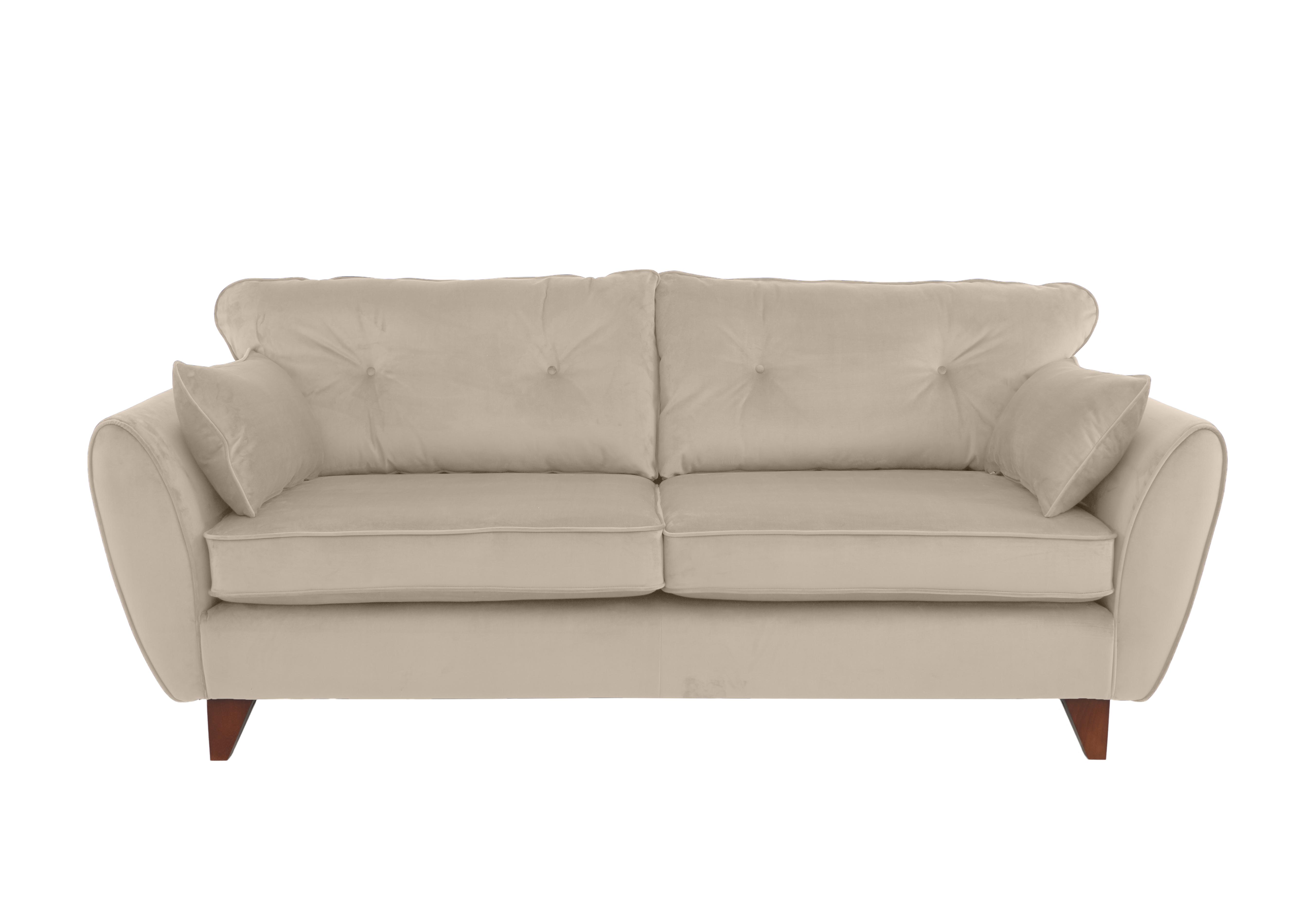 Felix 4 Seater Fabric Sofa in Cream on Furniture Village