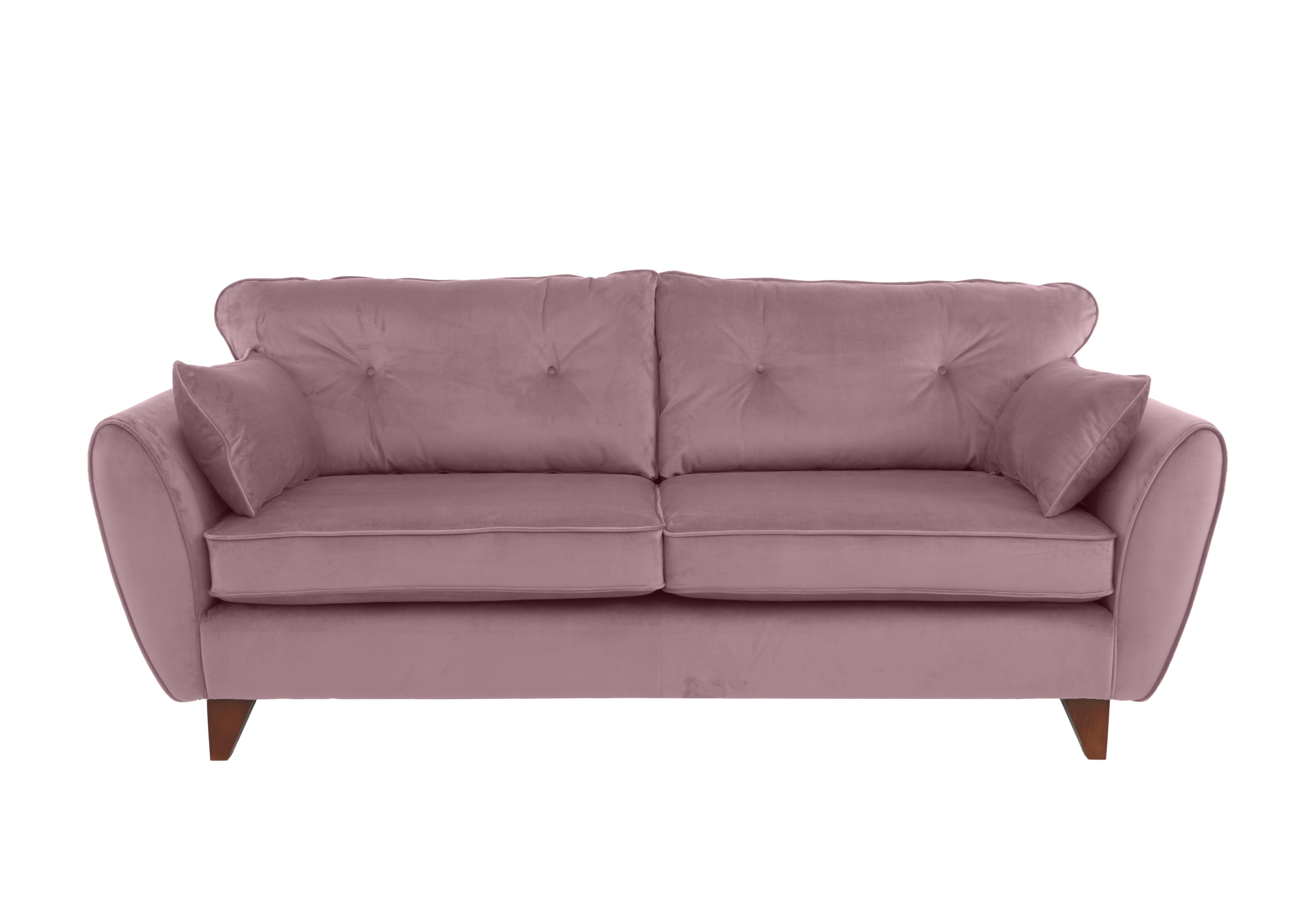 Felix 4 Seater Fabric Sofa in Lilac on Furniture Village