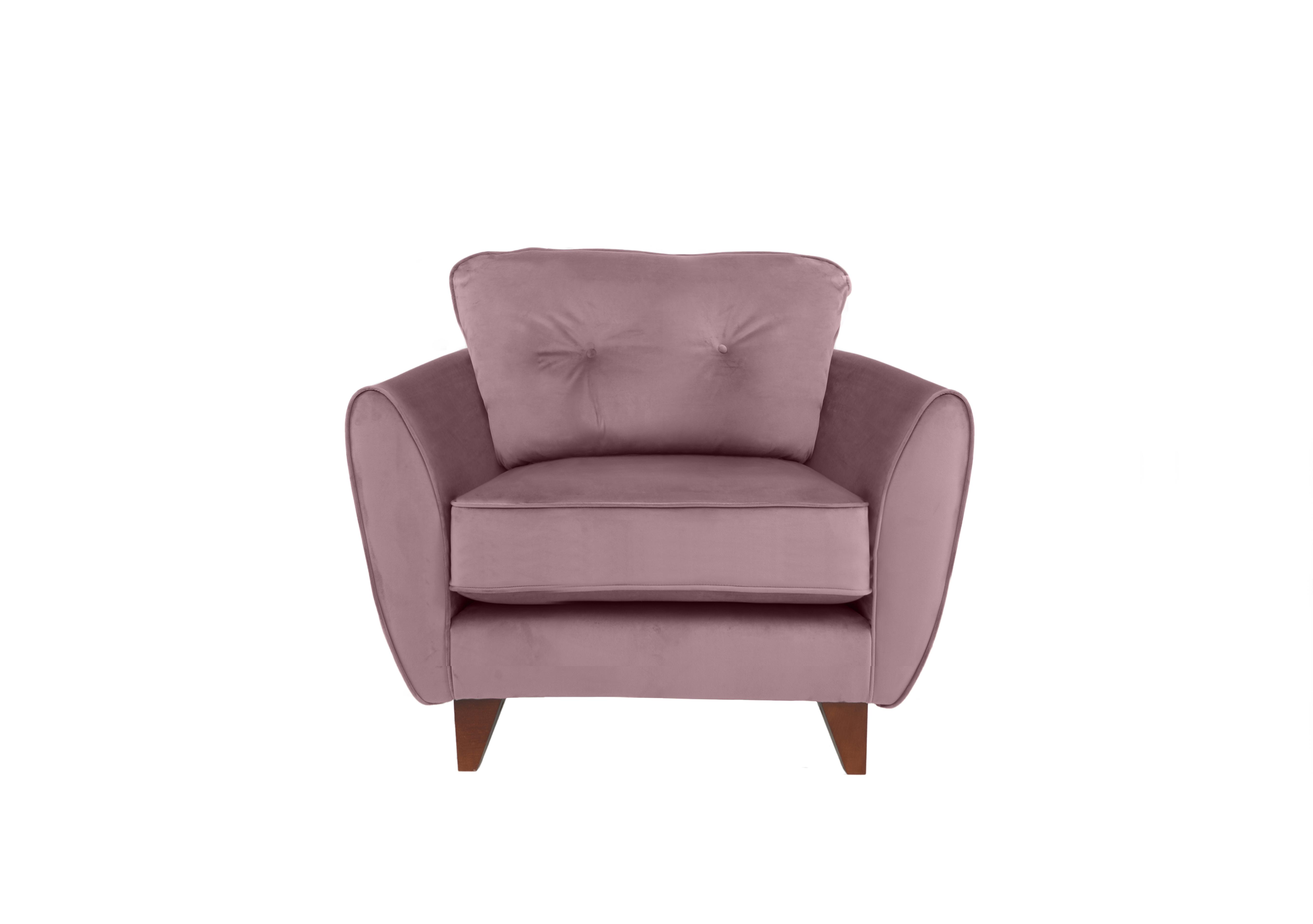 Felix Fabric Armchair in Lilac on Furniture Village