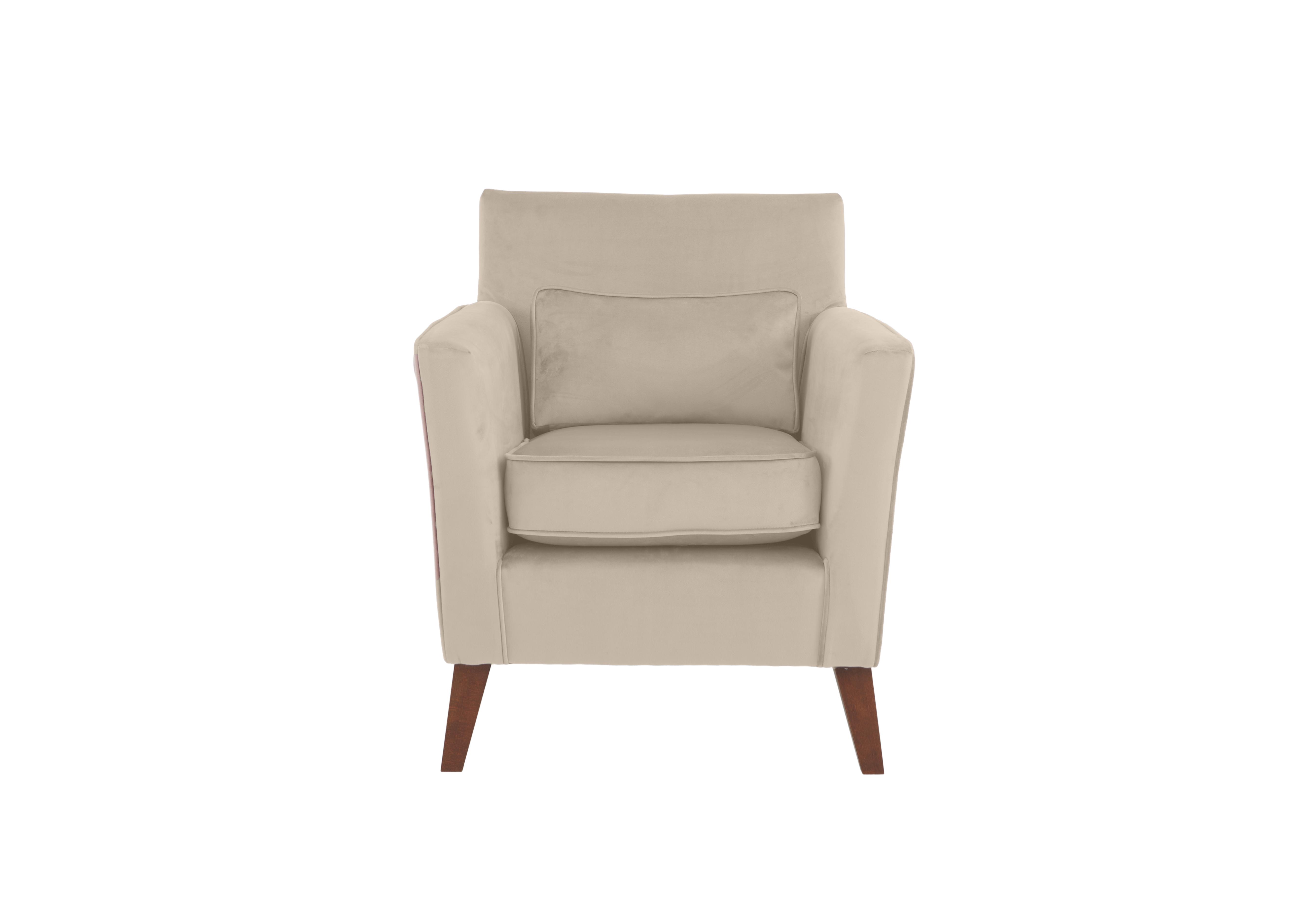 Felix Fabric Accent Chair in Cream on Furniture Village