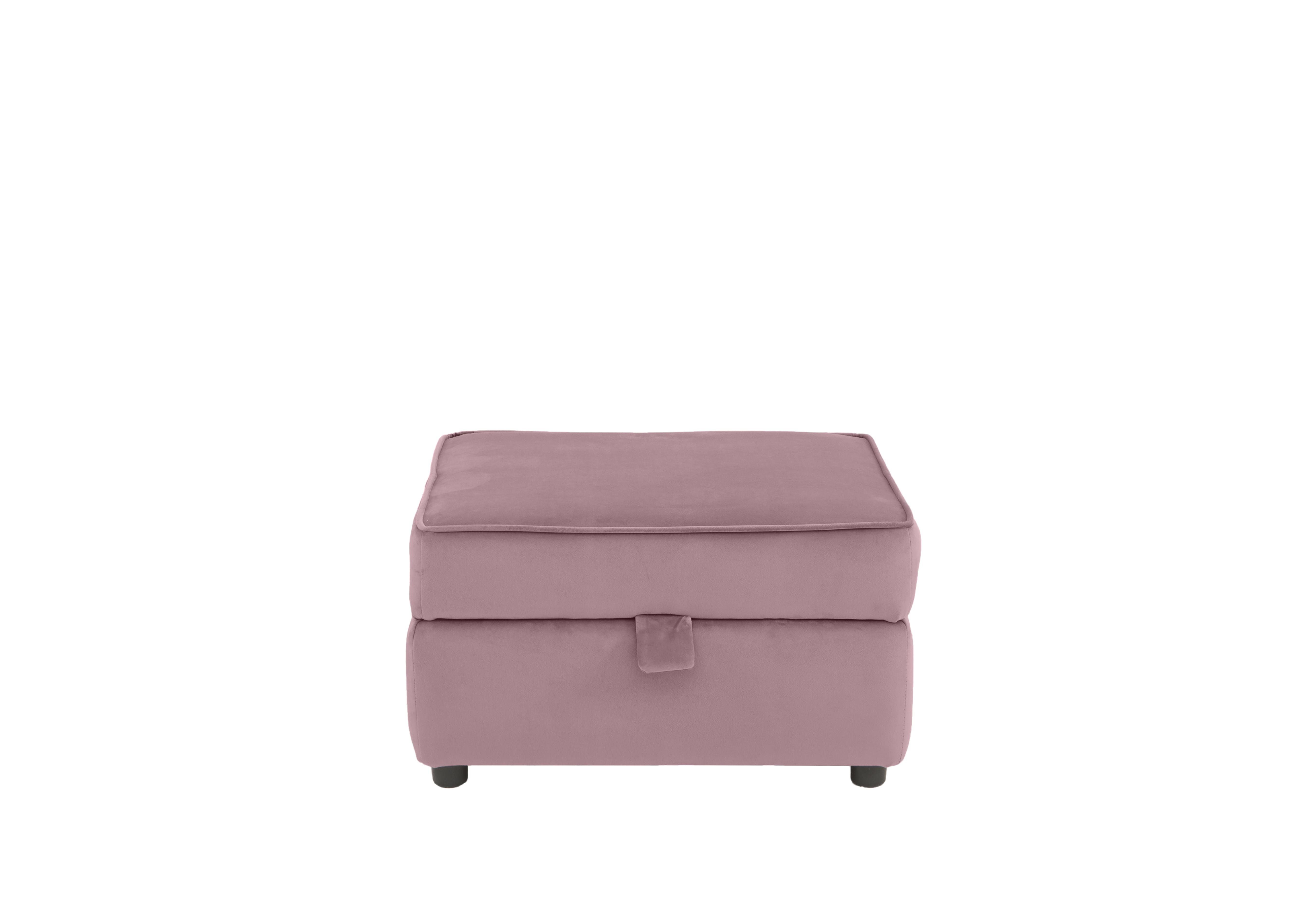 Felix Fabric Storage Footstool in Lilac on Furniture Village