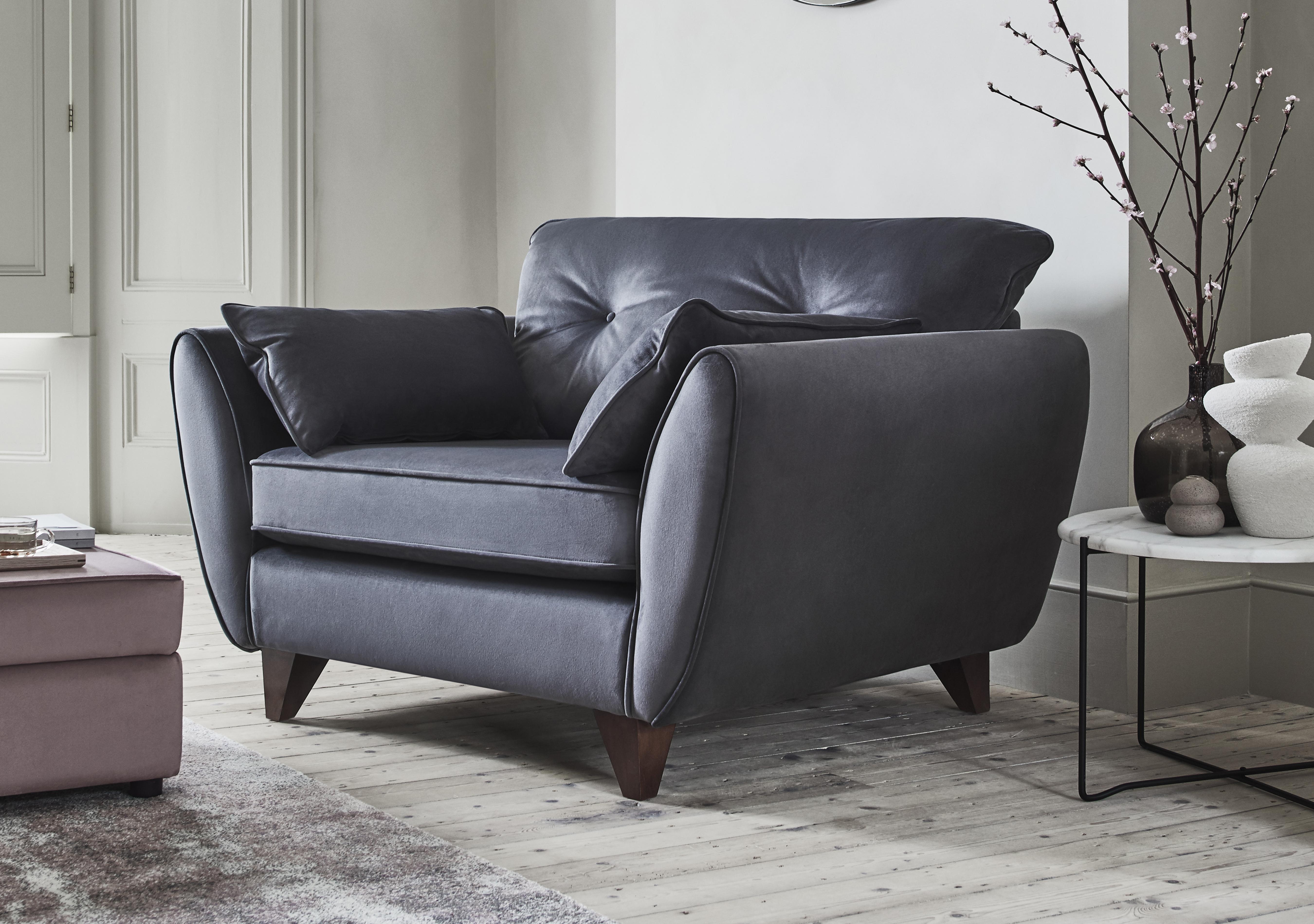 Felix Fabric Cuddle Chair in  on Furniture Village