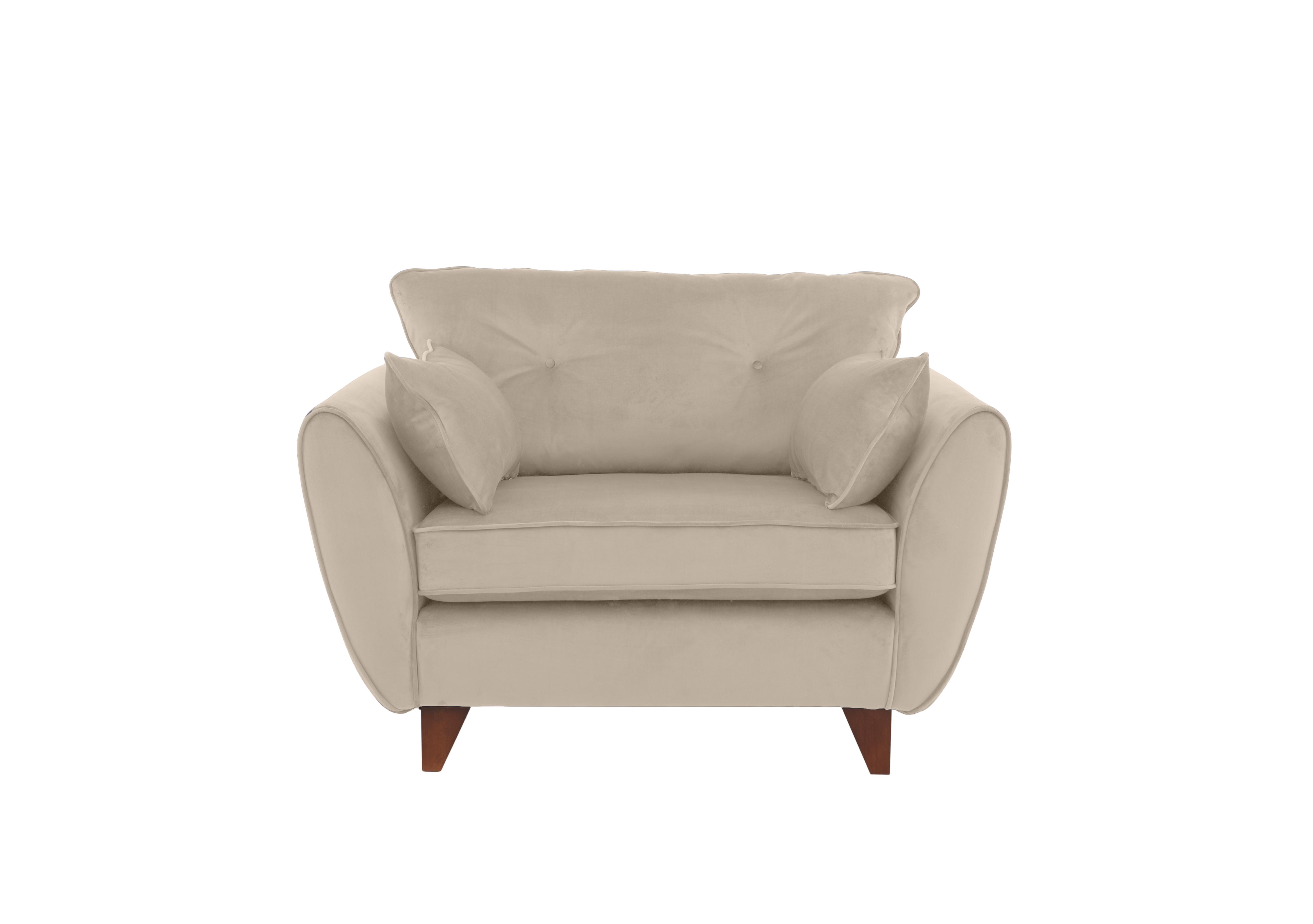 Felix Fabric Cuddle Chair in Cream on Furniture Village