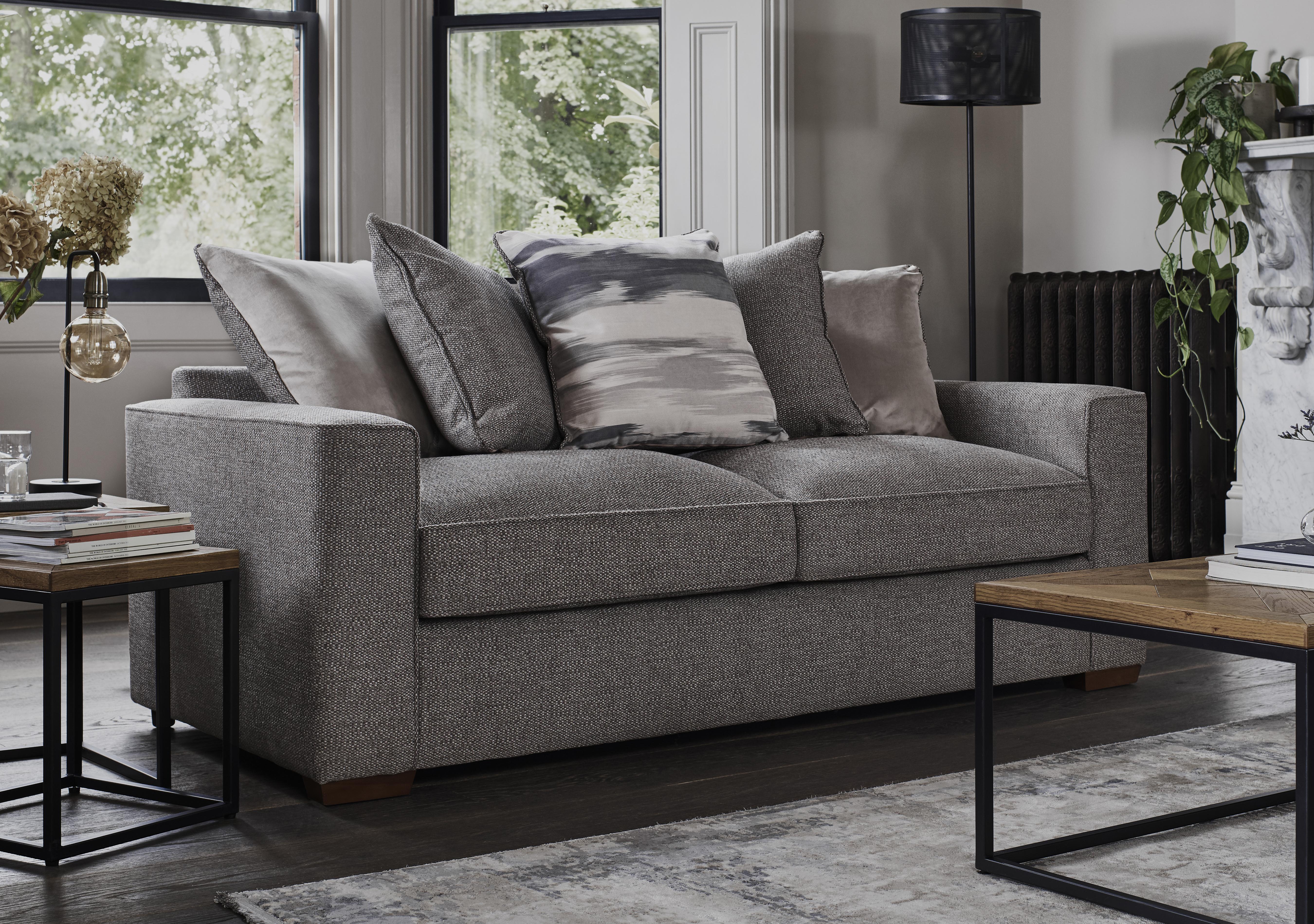 Cory 3 Seater Fabric Scatter Back Sofa in  on Furniture Village