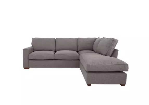 Cory Fabric Corner Chaise Classic Back Sofa Bed
