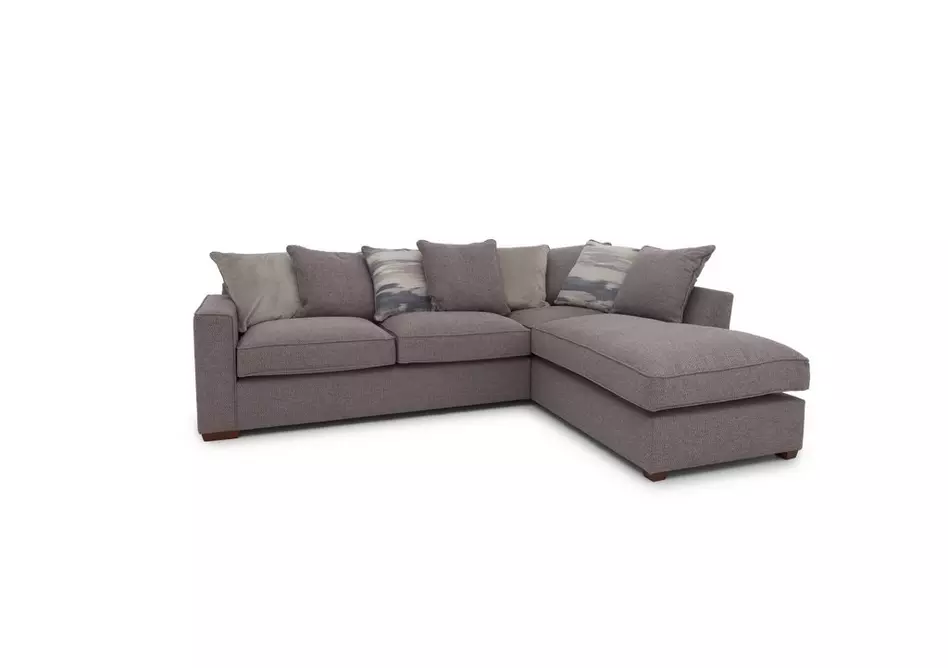 Cory Fabric Corner Chaise Scatter Back Sofa