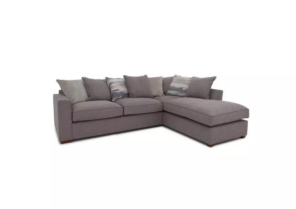 Cory Fabric Corner Chaise Scatter Back Sofa