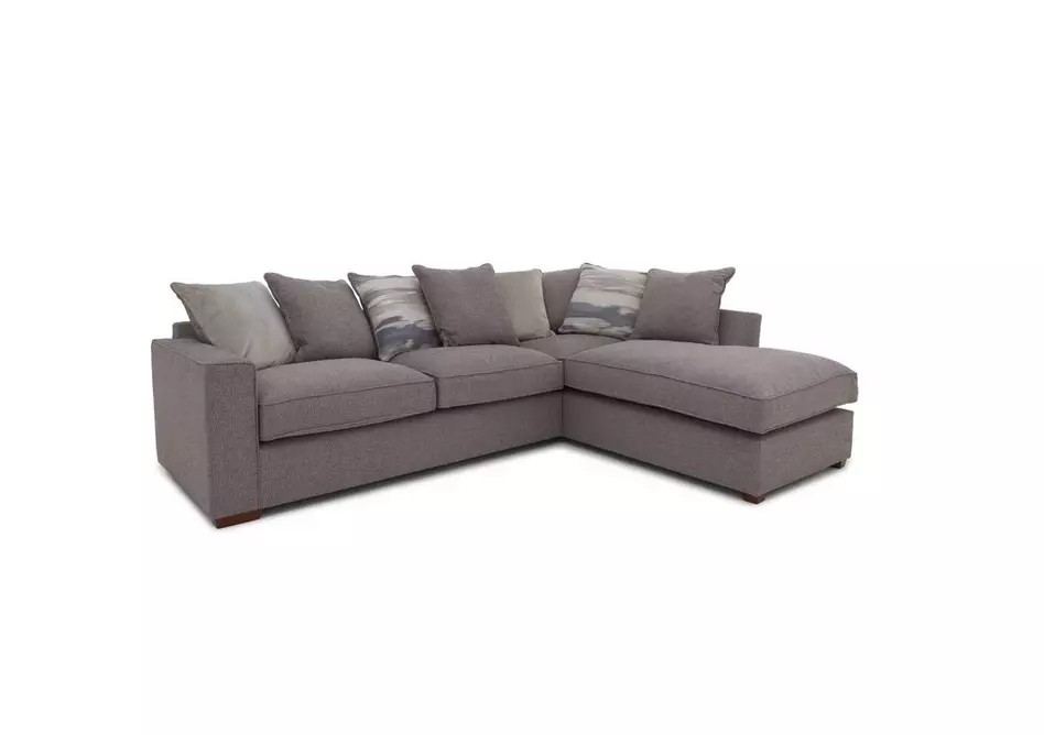 Cory Fabric Corner Chaise Scatter Back Sofa