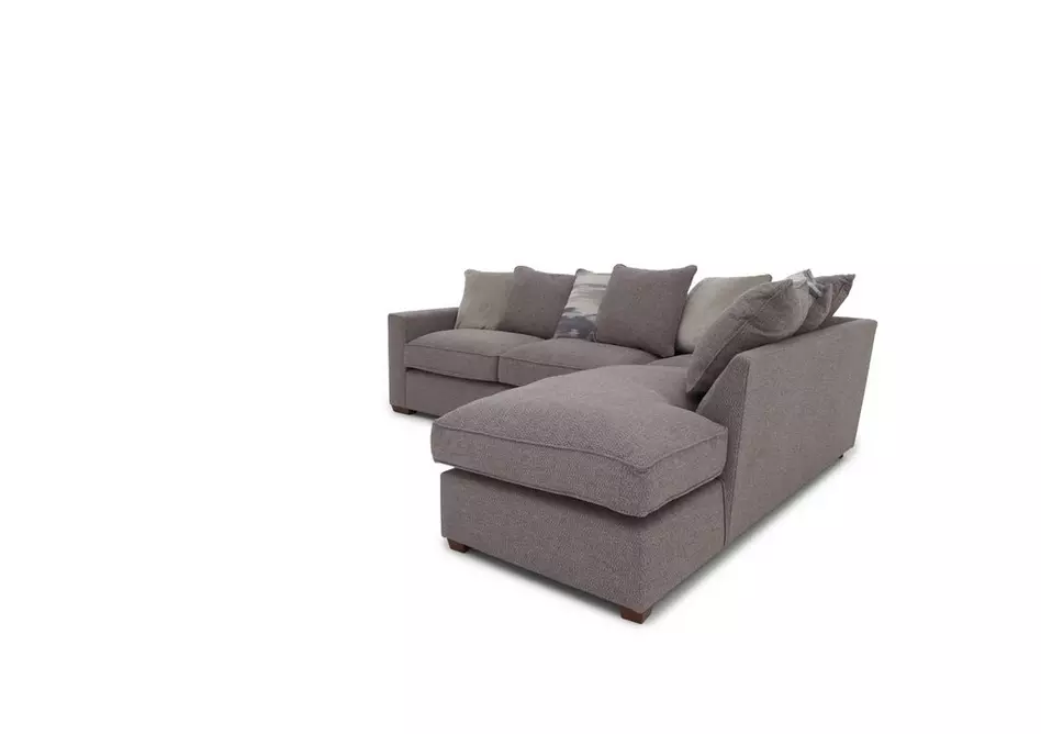 Cory Fabric Corner Chaise Scatter Back Sofa