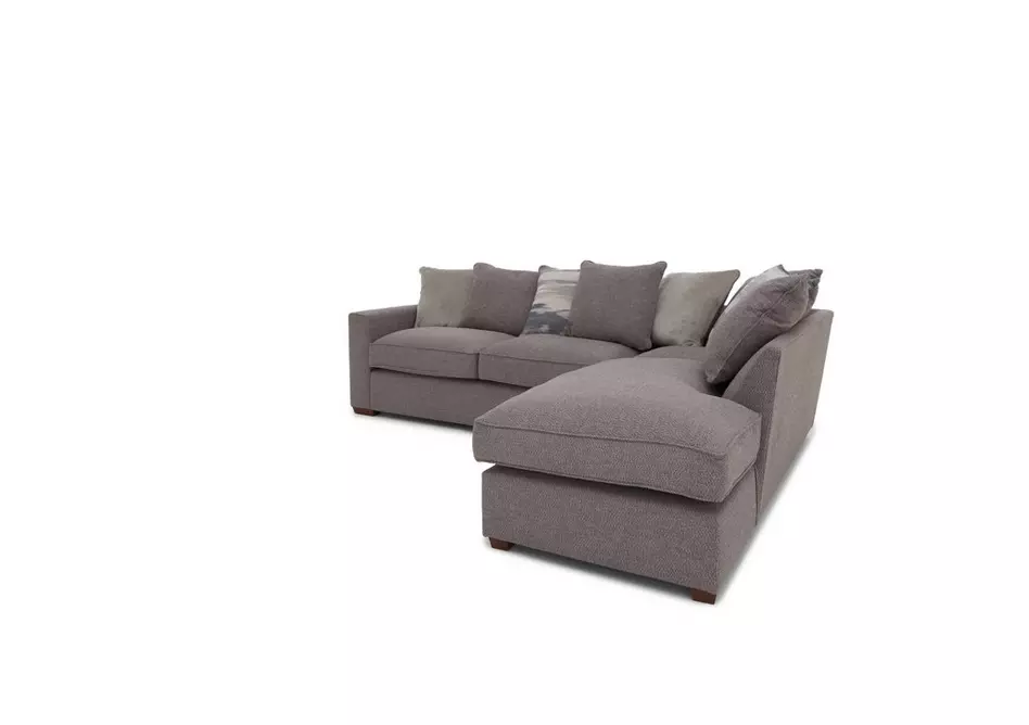 Cory Fabric Corner Chaise Scatter Back Sofa