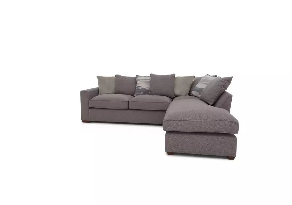 Cory Fabric Corner Chaise Scatter Back Sofa