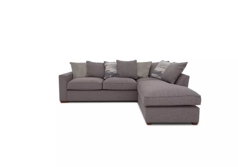 Cory Fabric Corner Chaise Scatter Back Sofa