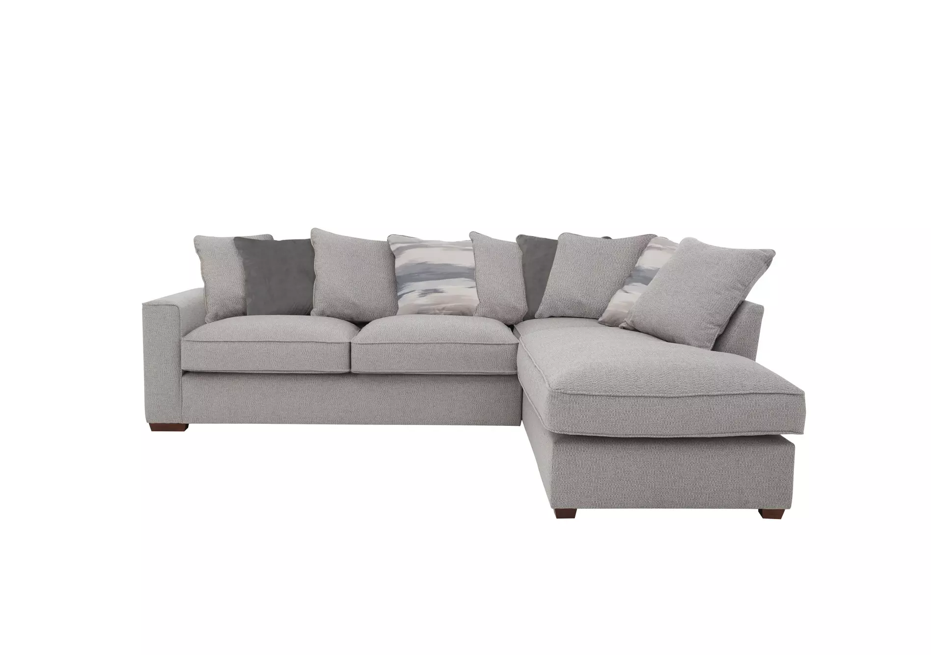 Cory Fabric Corner Chaise Scatter Back Sofa