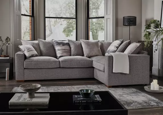 Cory Small Fabric Corner Scatter Back Sofa Furniture Village