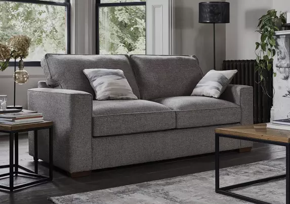 Cory 3 Seater Fabric Classic Back Sofa Bed