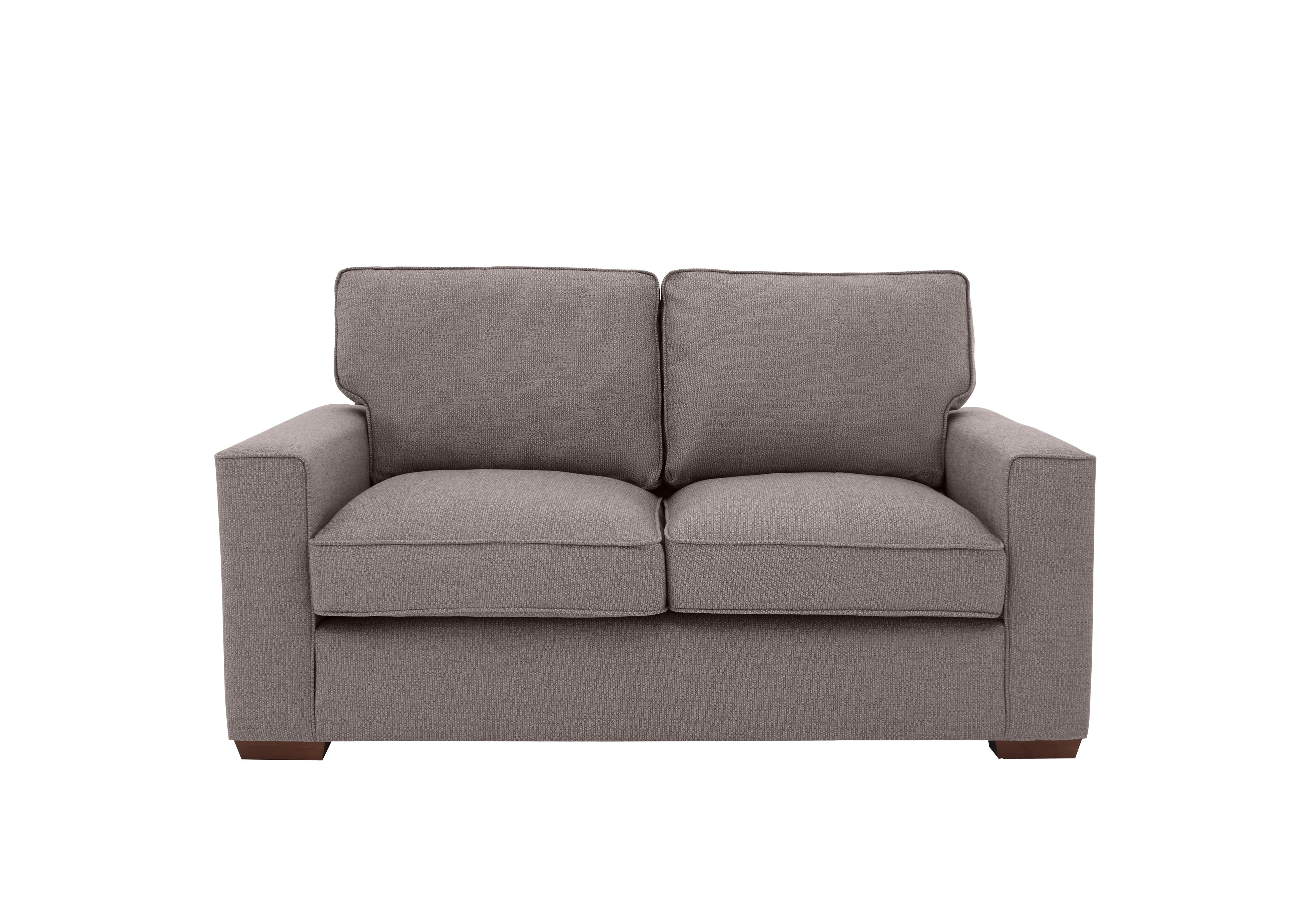 Cory 2 Seater Fabric Classic Back Sofa Bed in Dallas Taupe on Furniture Village