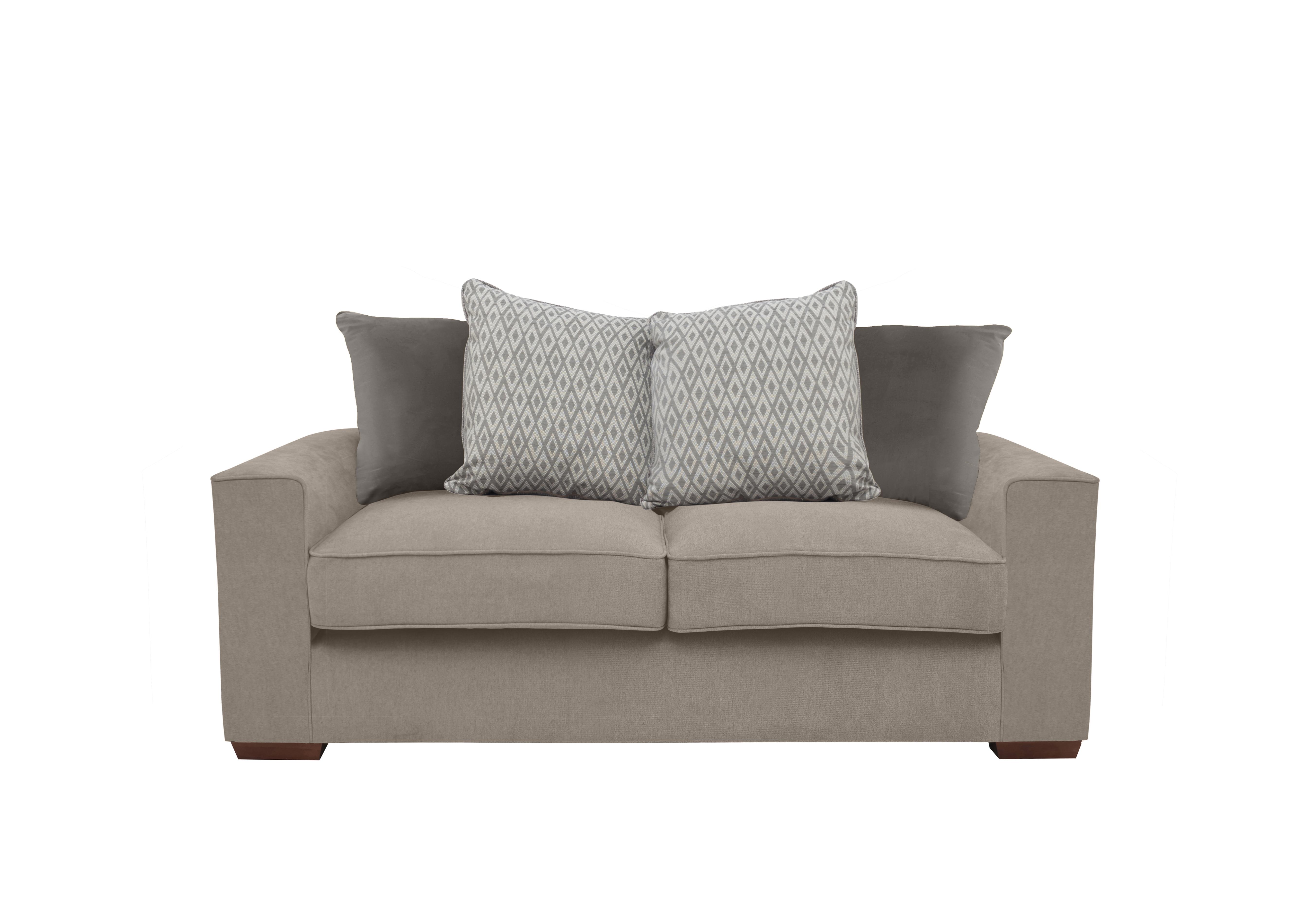 Cory 2 Seater Fabric Scatter Back Sofa Bed in Cosmo Mist Grey Pack on Furniture Village