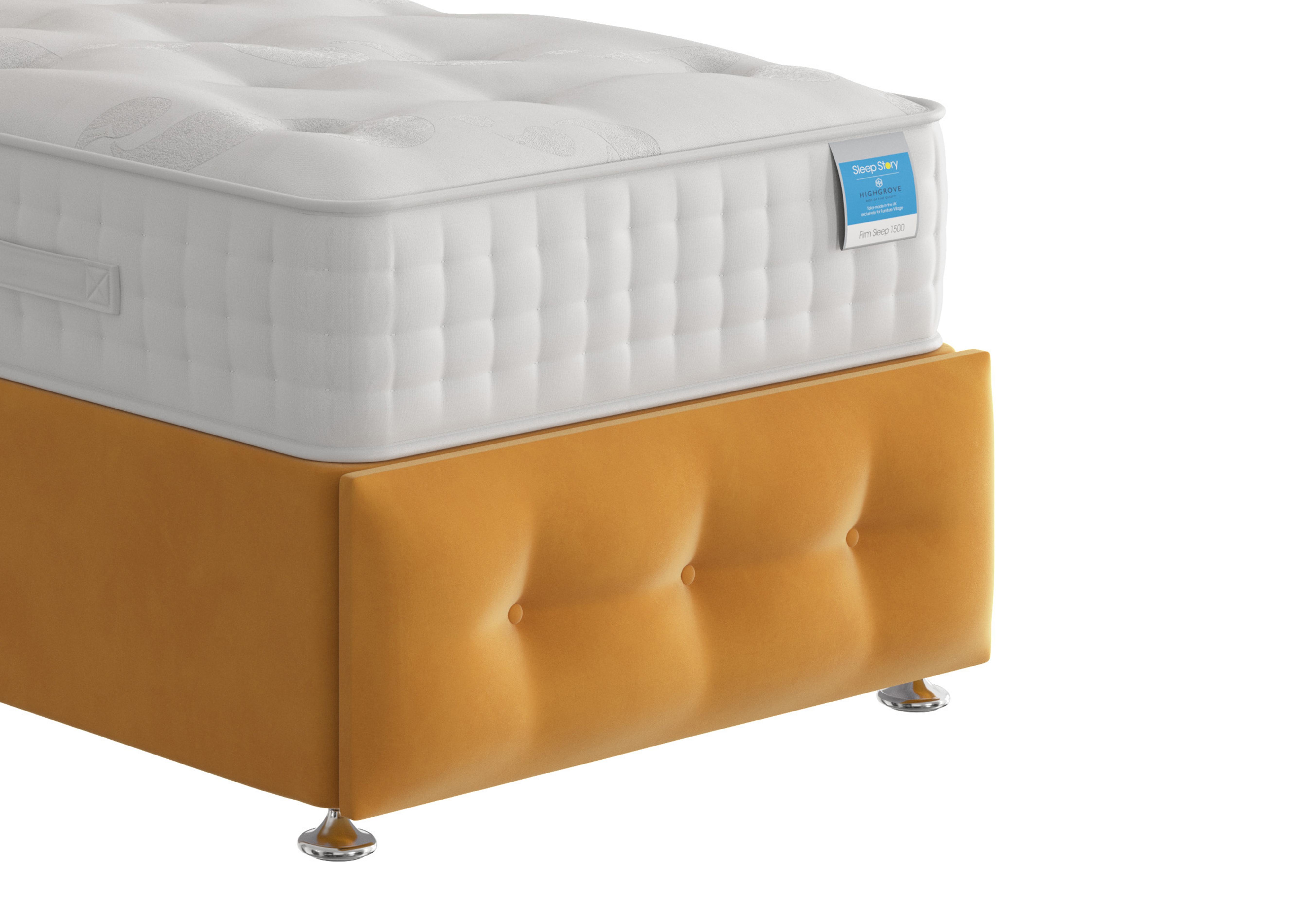 Reef Footboard in Plush Corn on Furniture Village