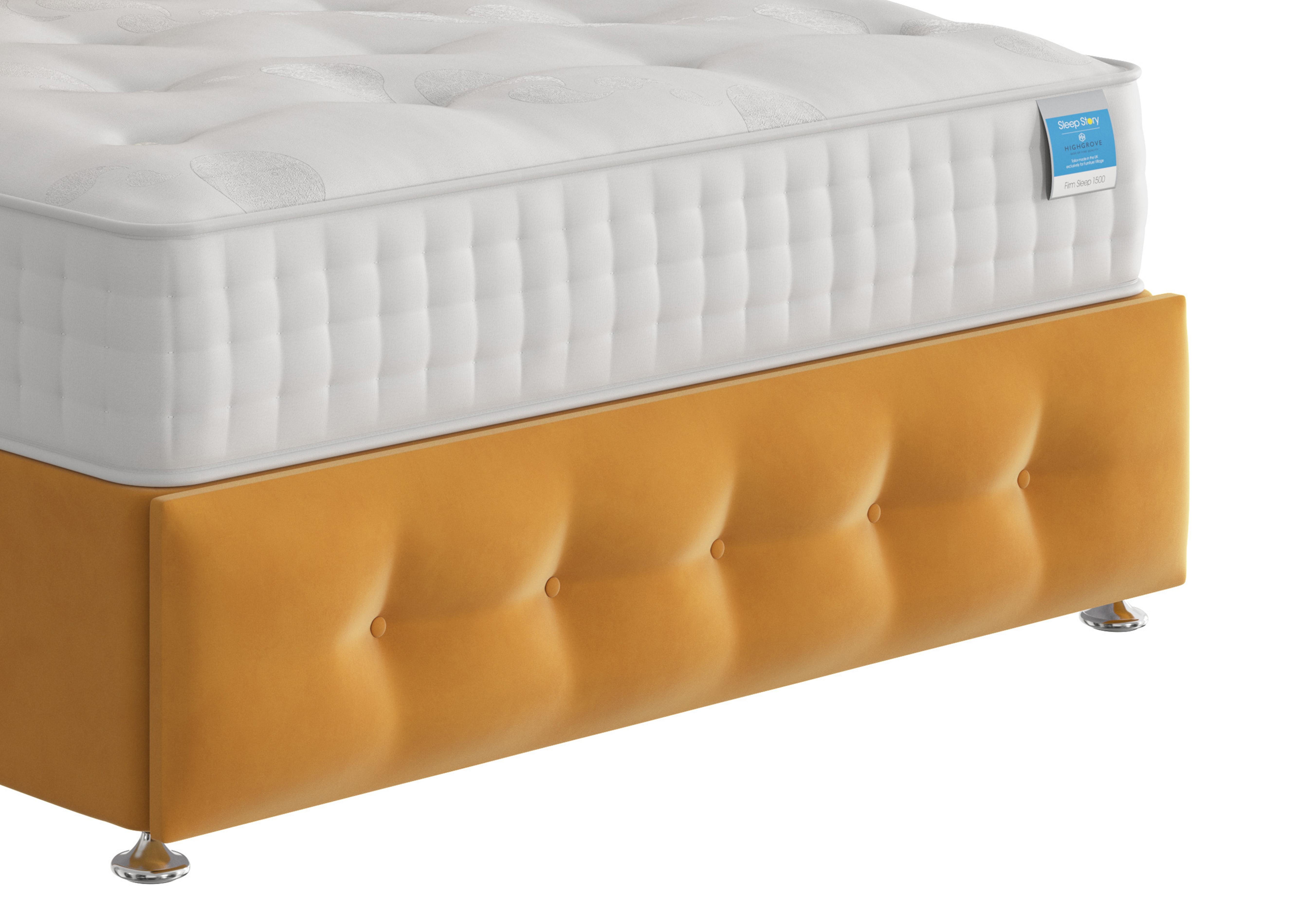 Reef Footboard in Plush Corn on Furniture Village