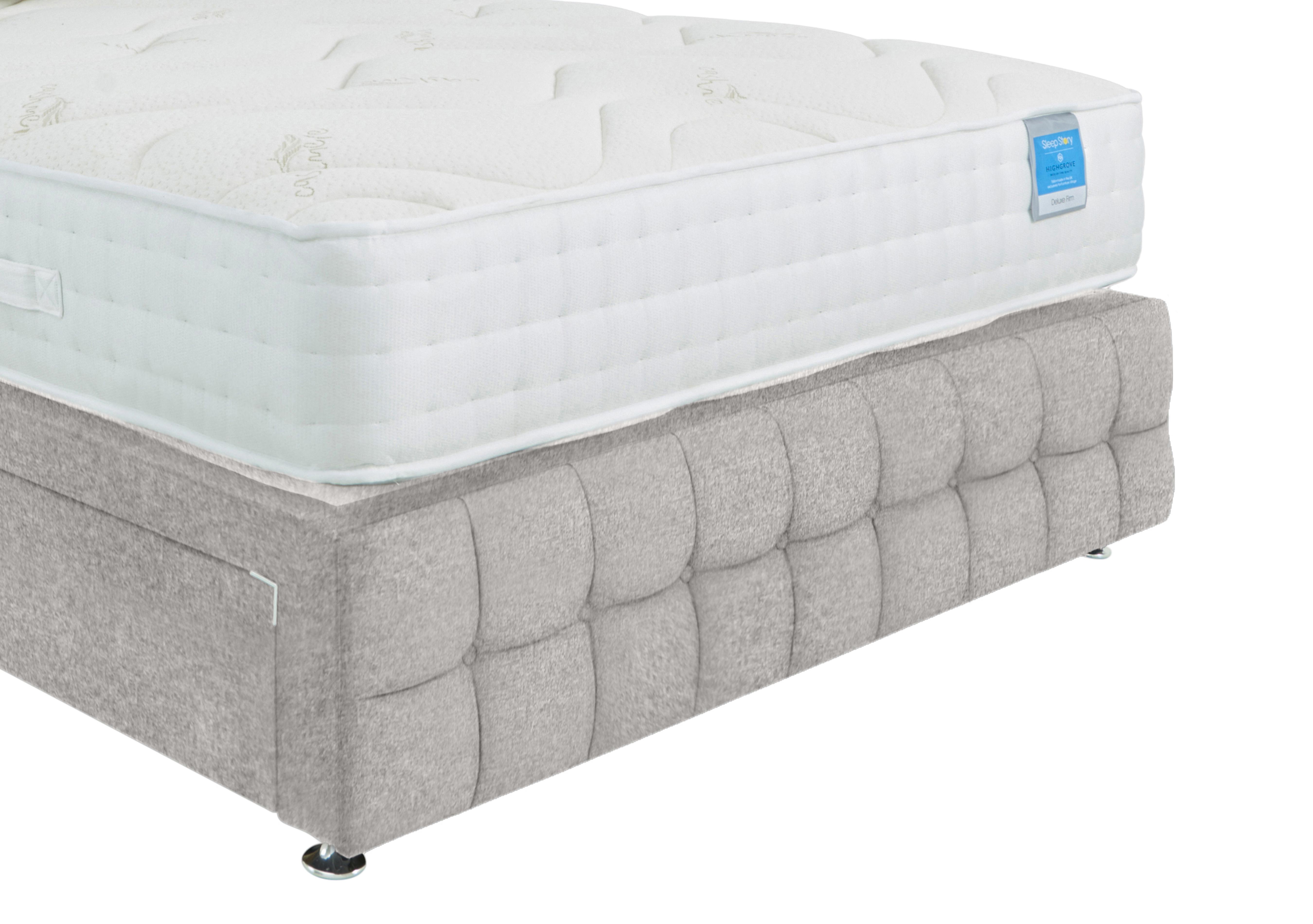 Dice Footboard in Orkney Pebble on Furniture Village