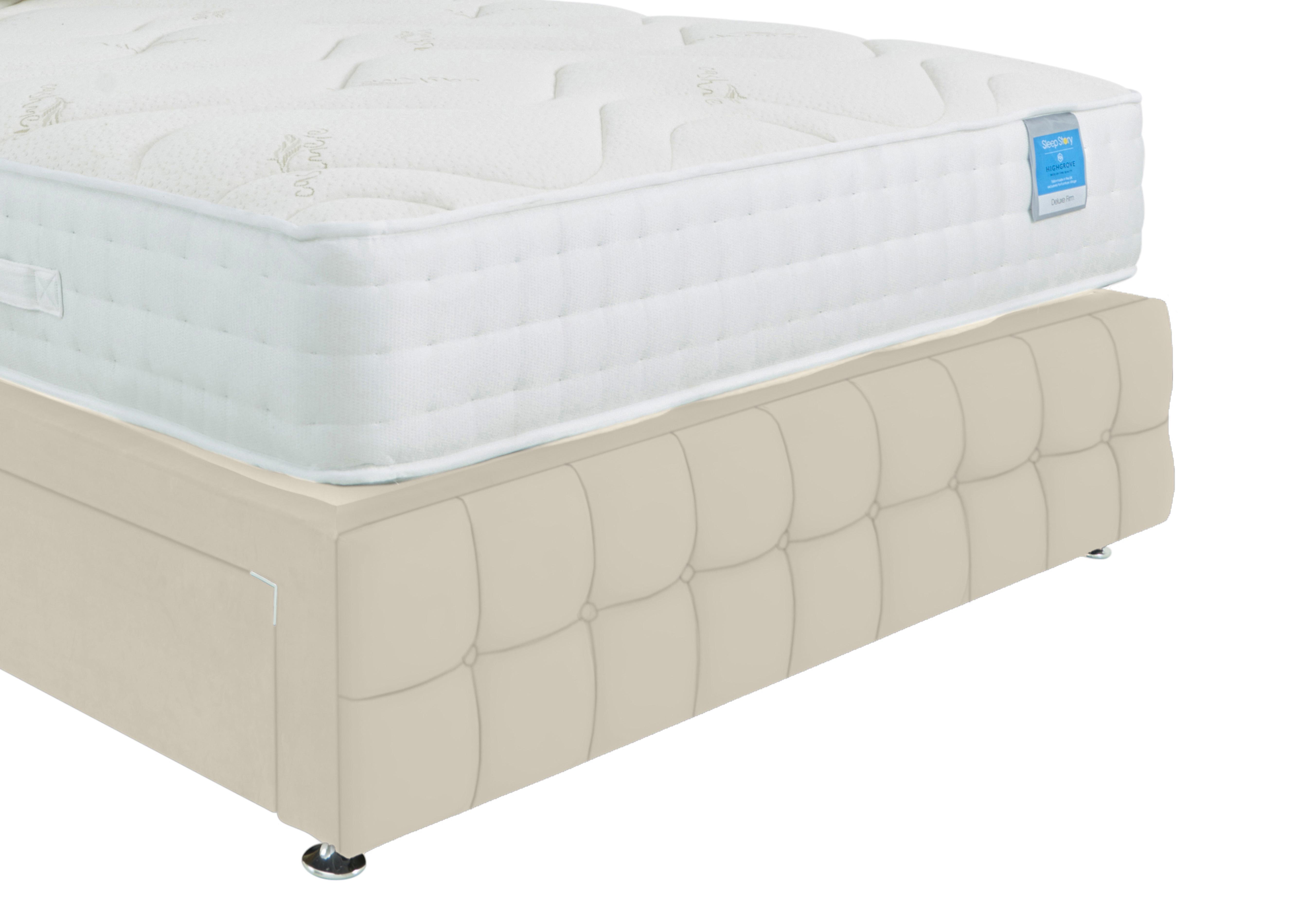 Dice Footboard in Plush Ecru on Furniture Village