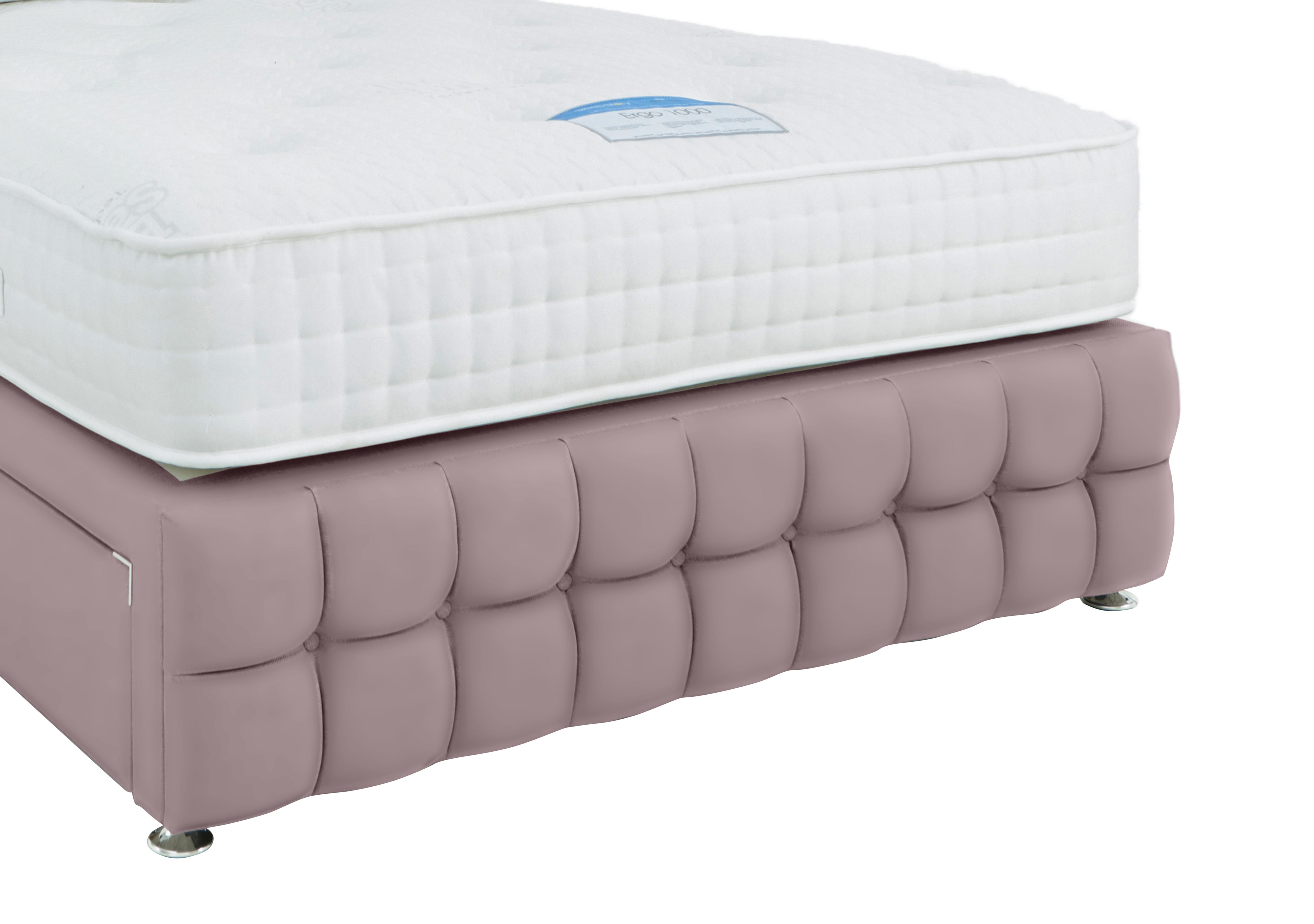 Dice Footboard in Plush Lilac on Furniture Village