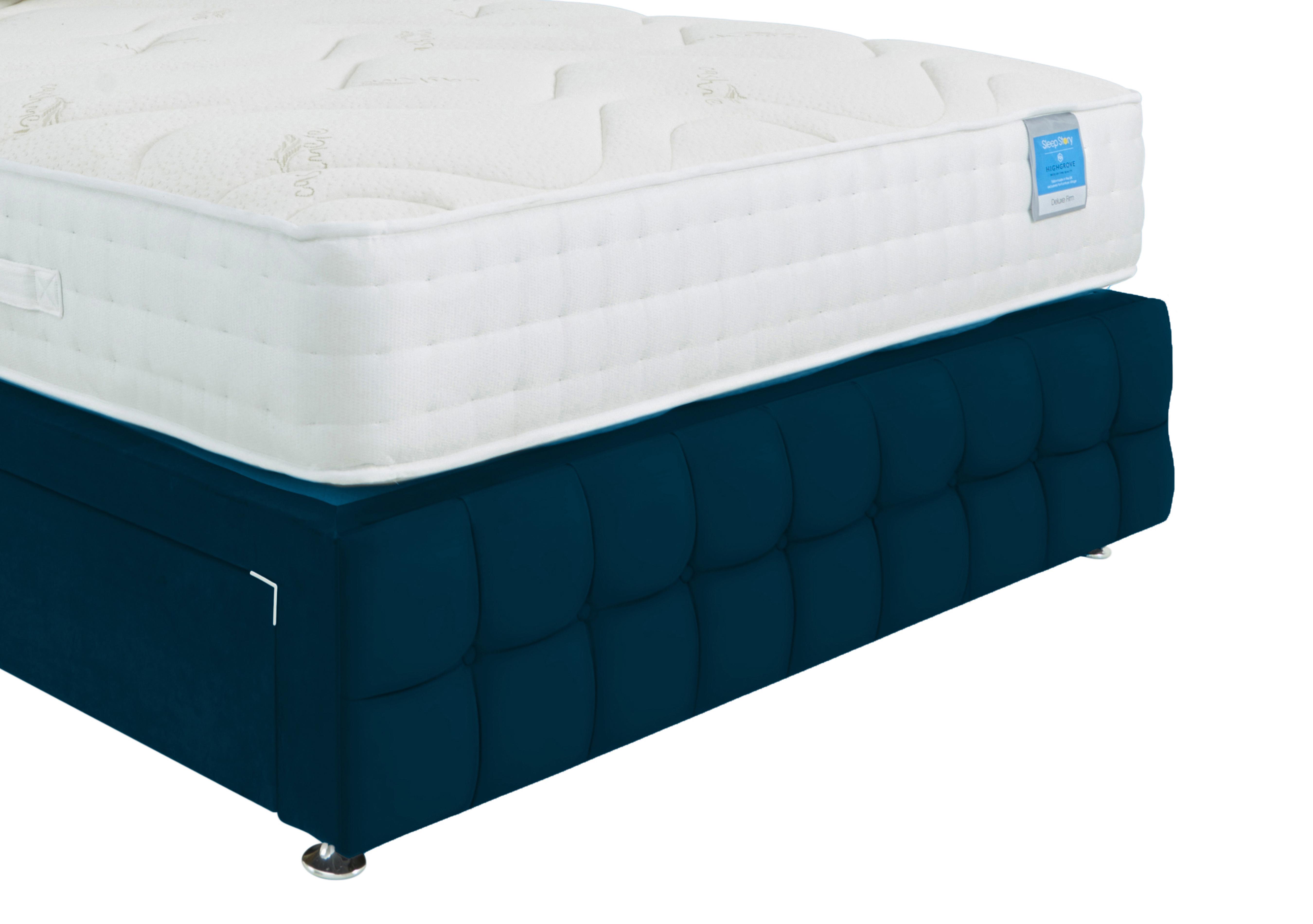 Dice Footboard in Plush Pacific on Furniture Village