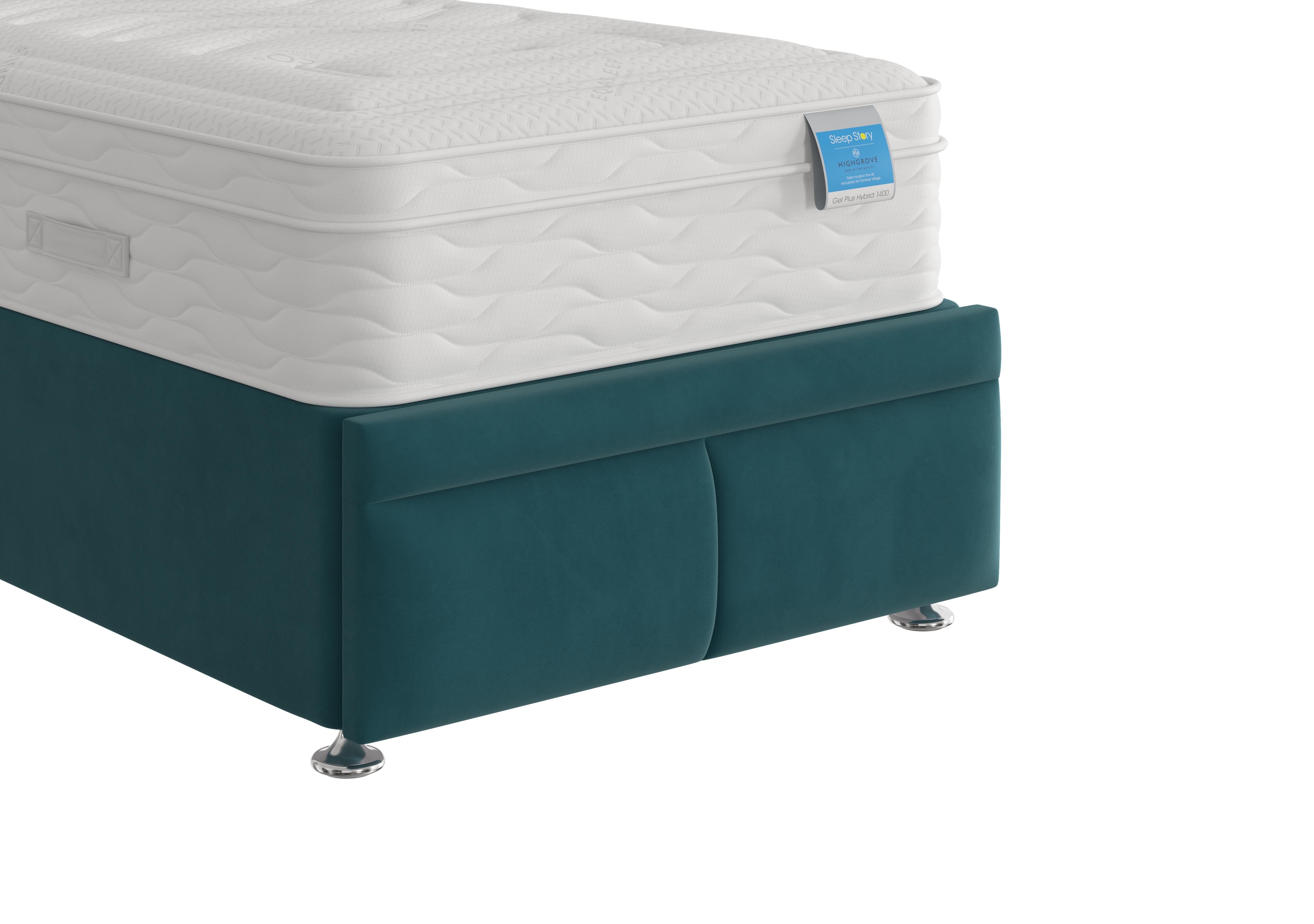 Christie Footboard in Plush Atlantic on Furniture Village