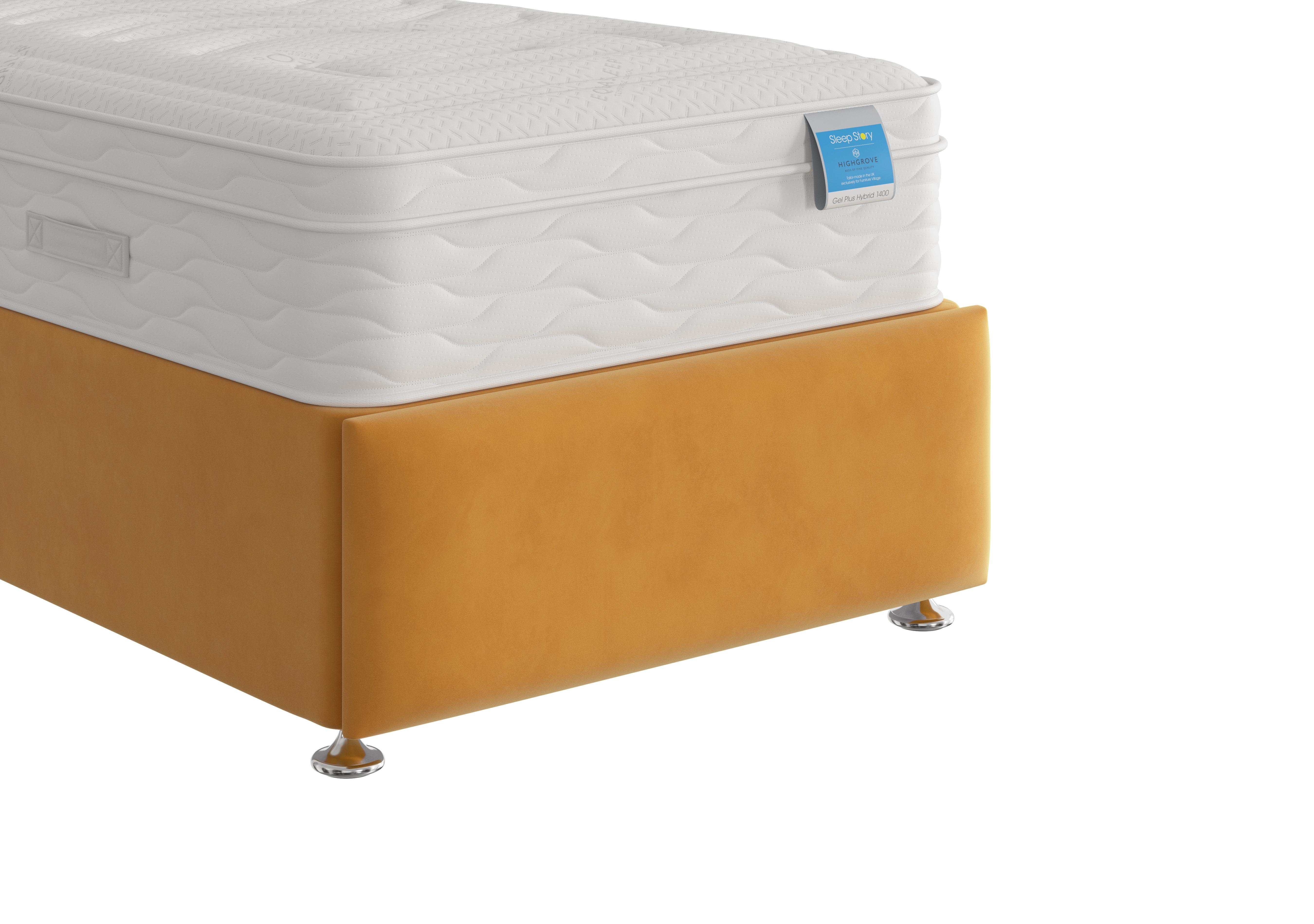 Dahl Footboard in Plush Corn on Furniture Village