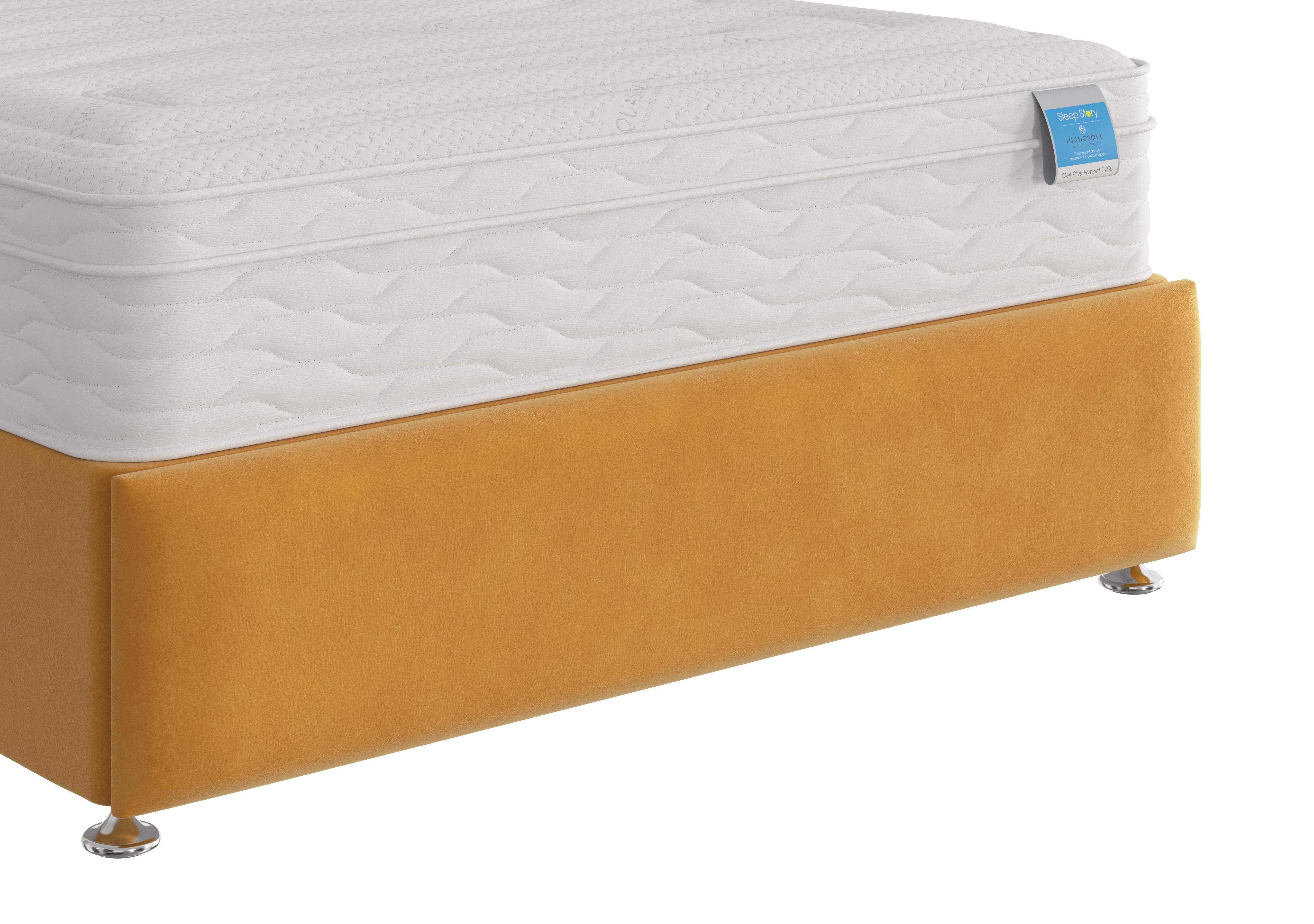 Dahl Footboard in Plush Corn on Furniture Village