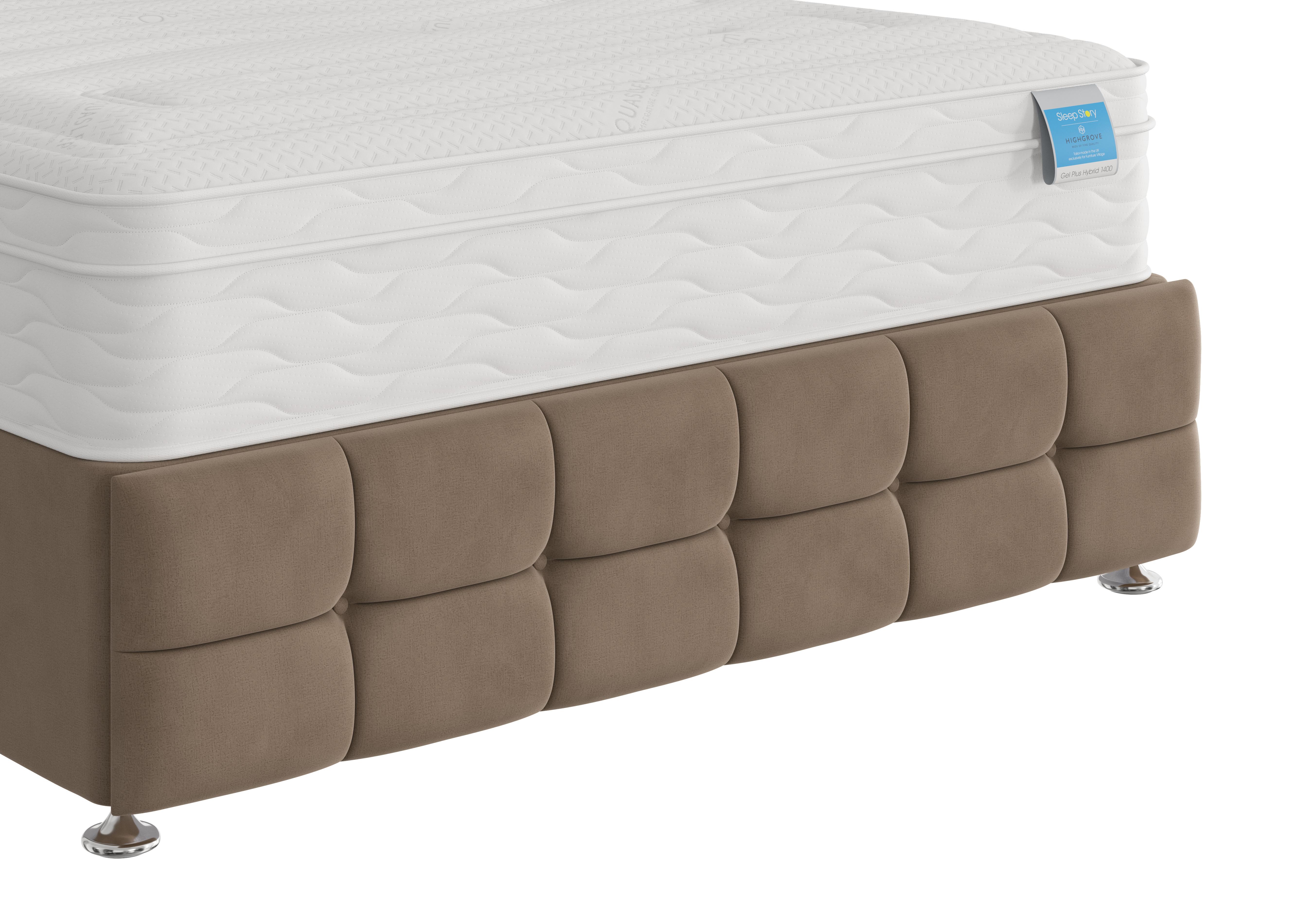 Milne Footboard in Lace Caramel on Furniture Village