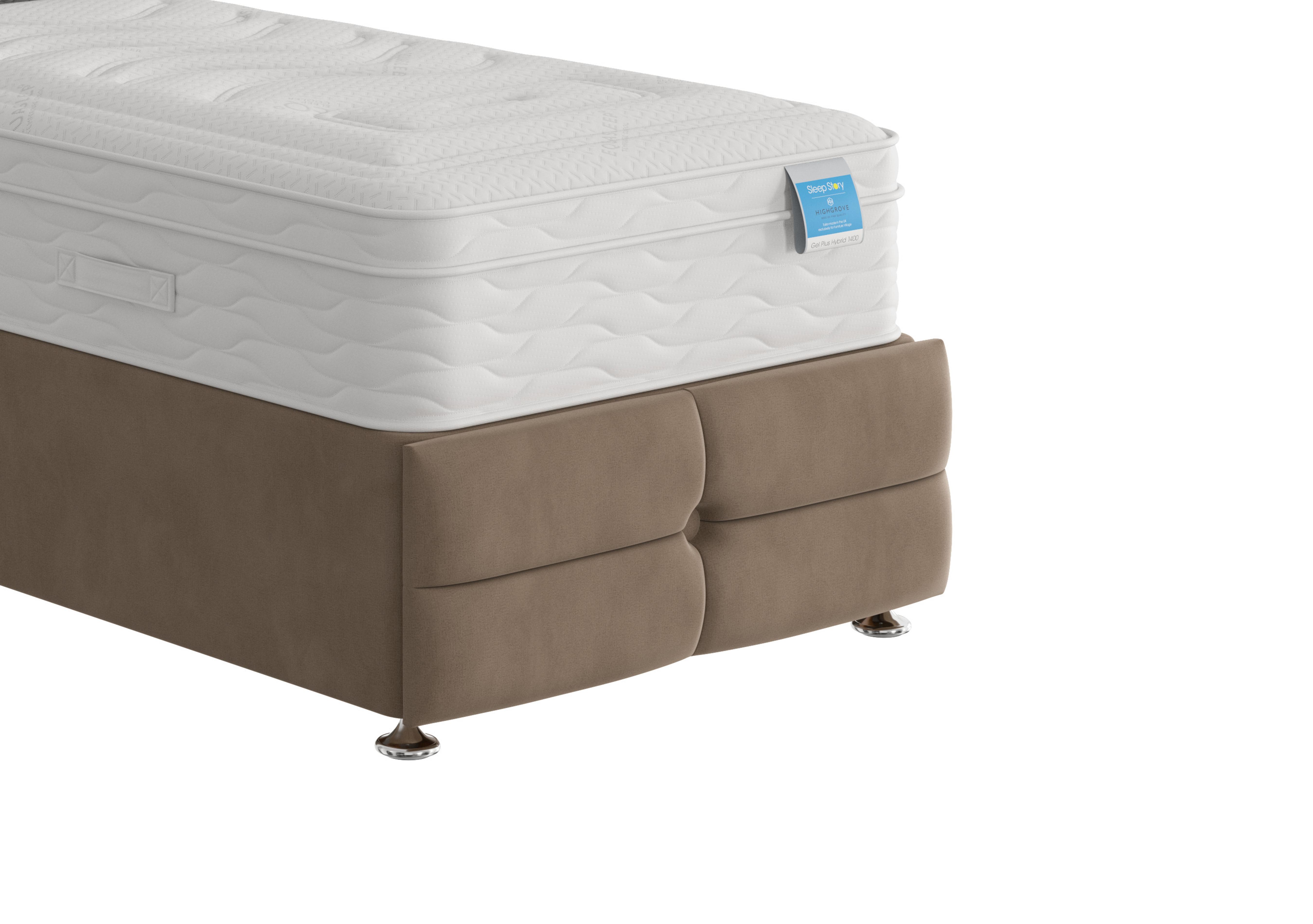 Rubix Footboard in Lace Caramel on Furniture Village