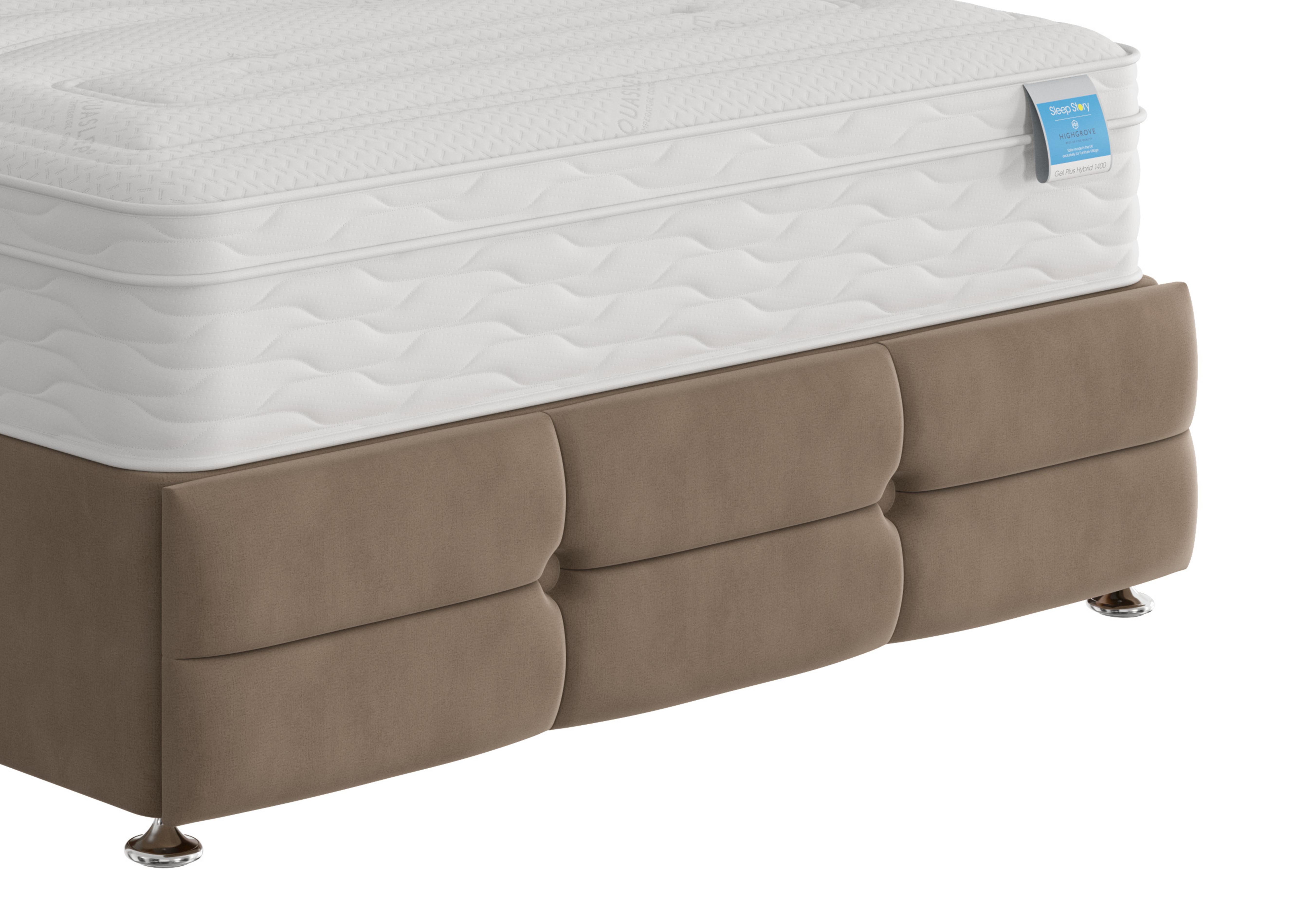 Rubix Footboard in Lace Caramel on Furniture Village