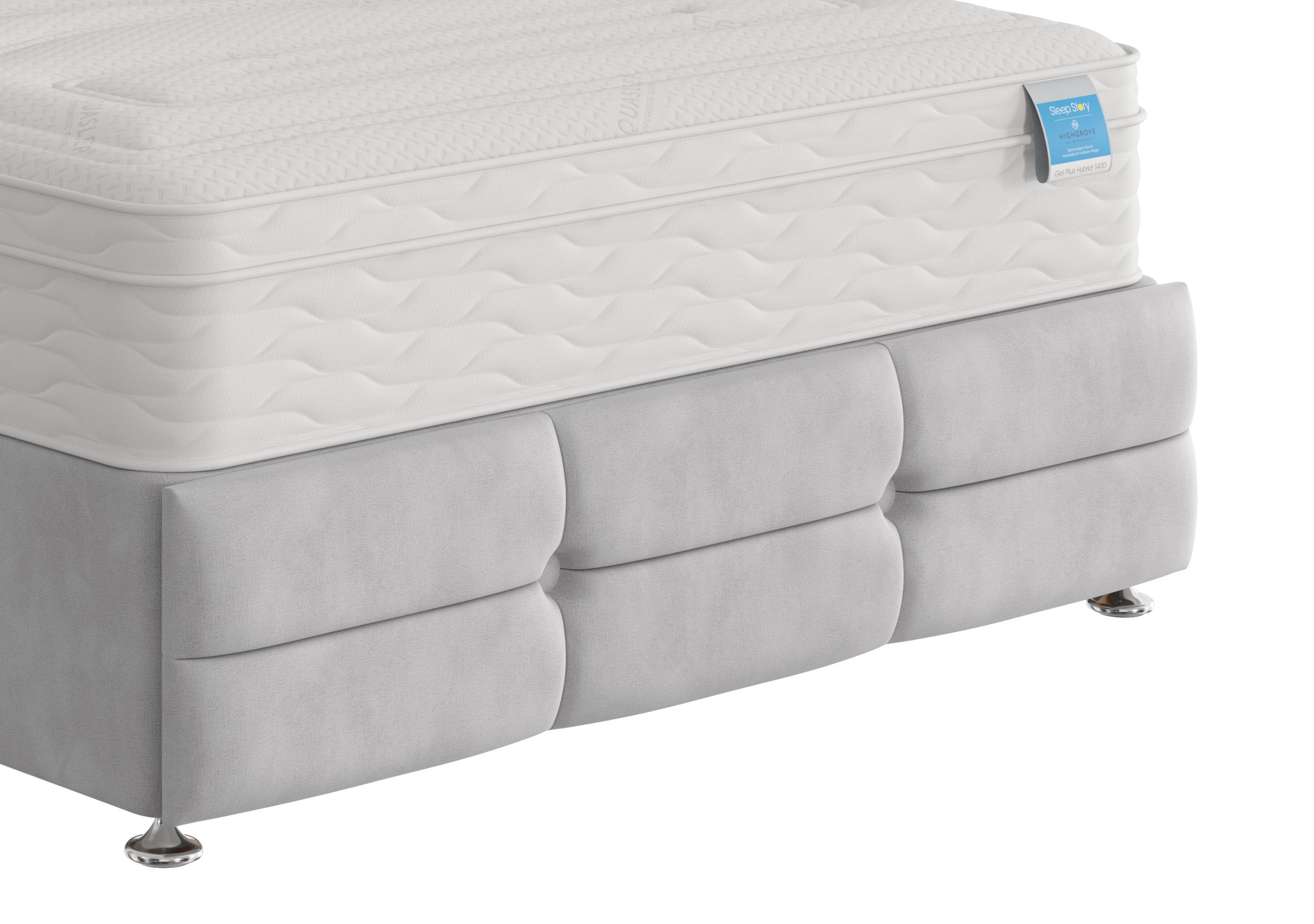 Rubix Footboard in Lace Dolphin on Furniture Village