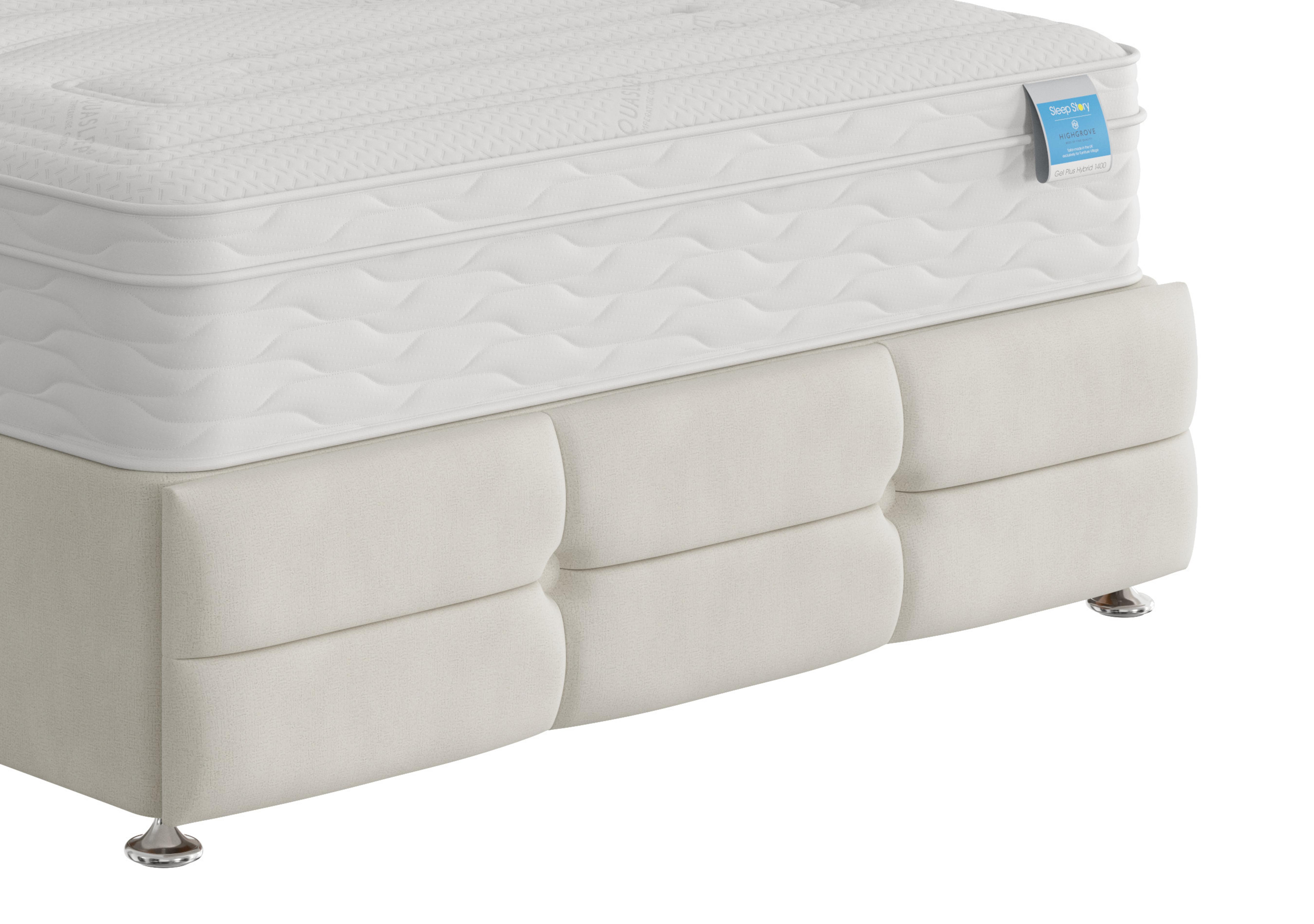 Rubix Footboard in Lace Ivory on Furniture Village