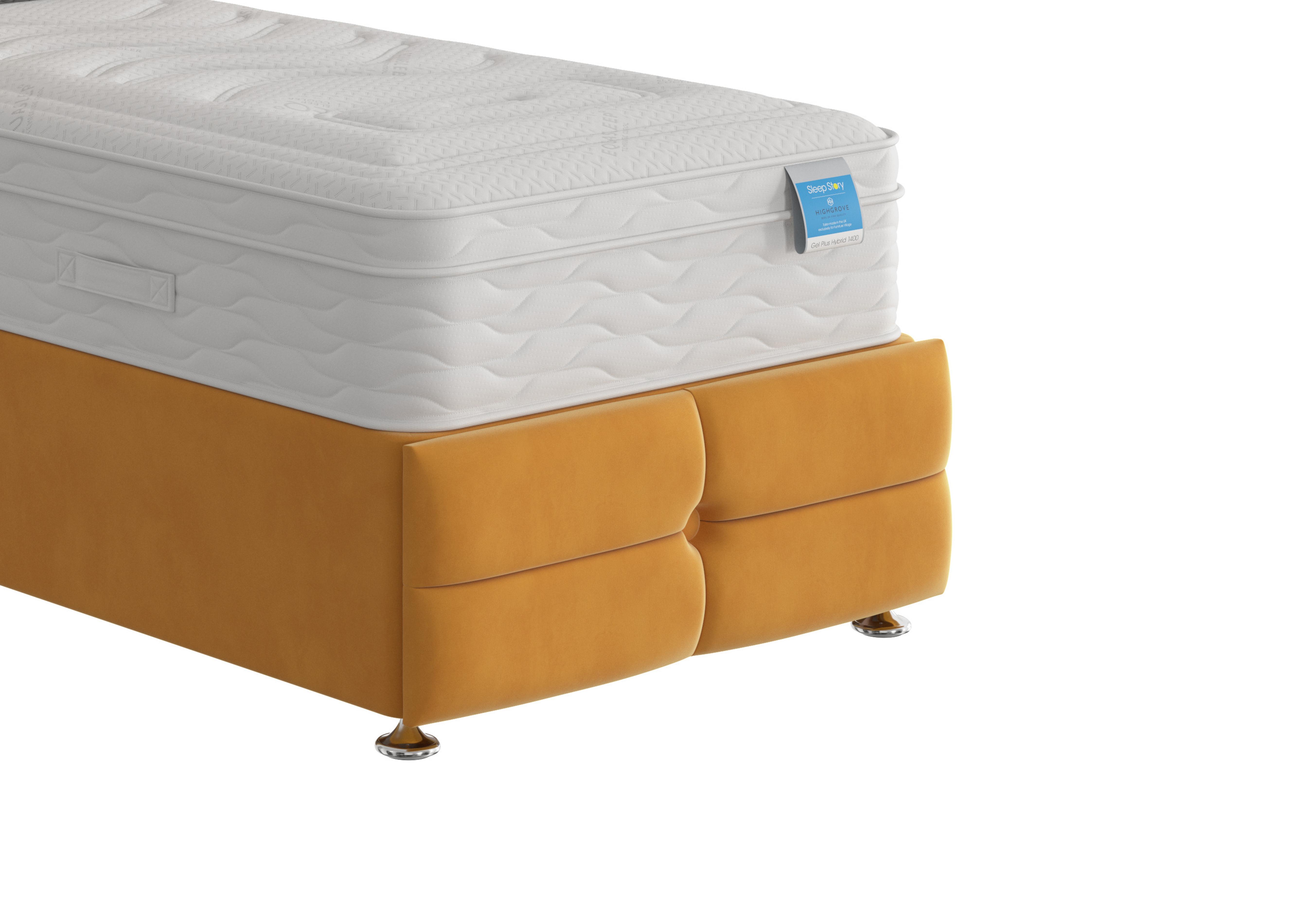 Rubix Footboard in Plush Corn on Furniture Village