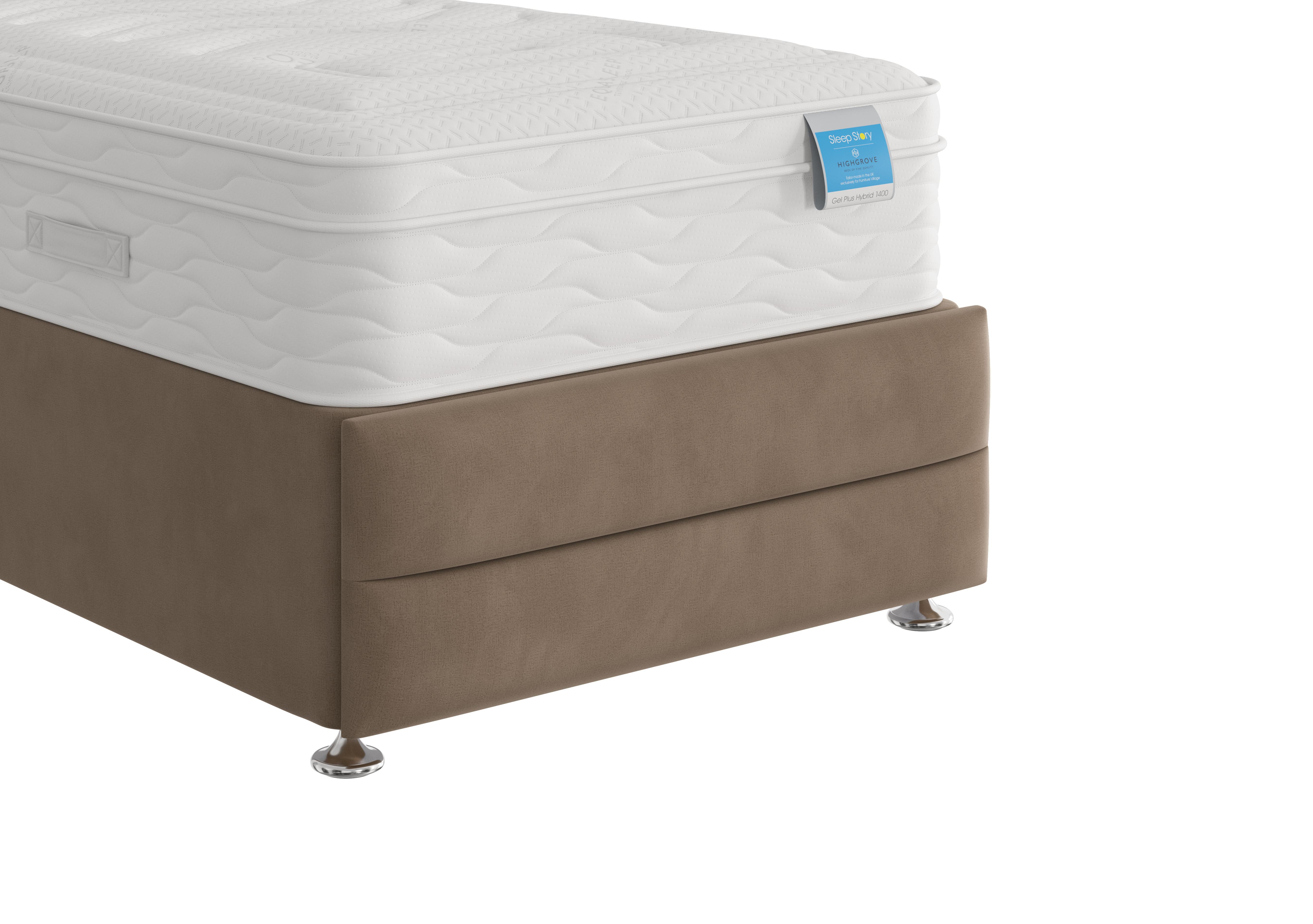 Rowling Footboard in Lace Caramel on Furniture Village