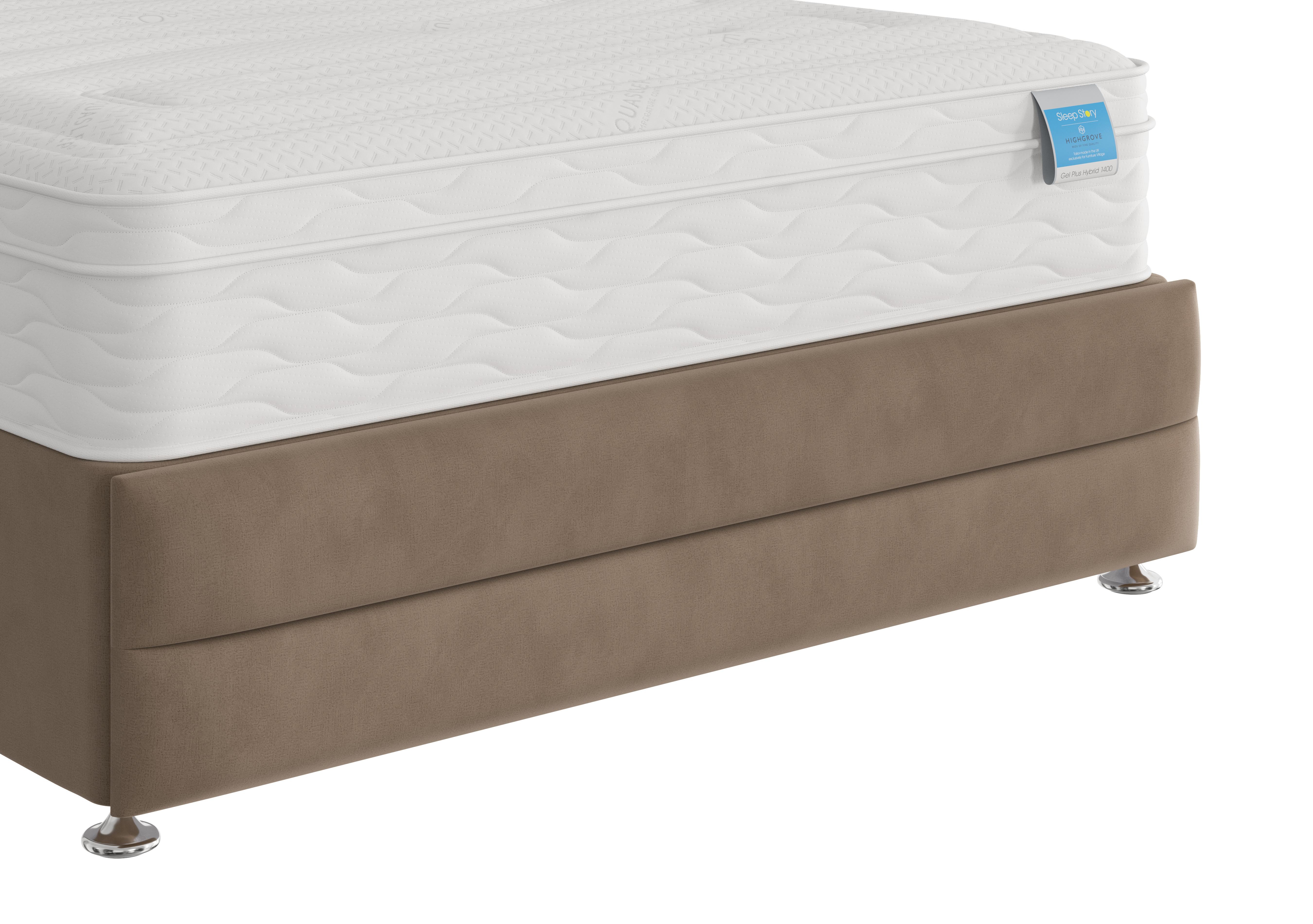 Rowling Footboard in Lace Caramel on Furniture Village