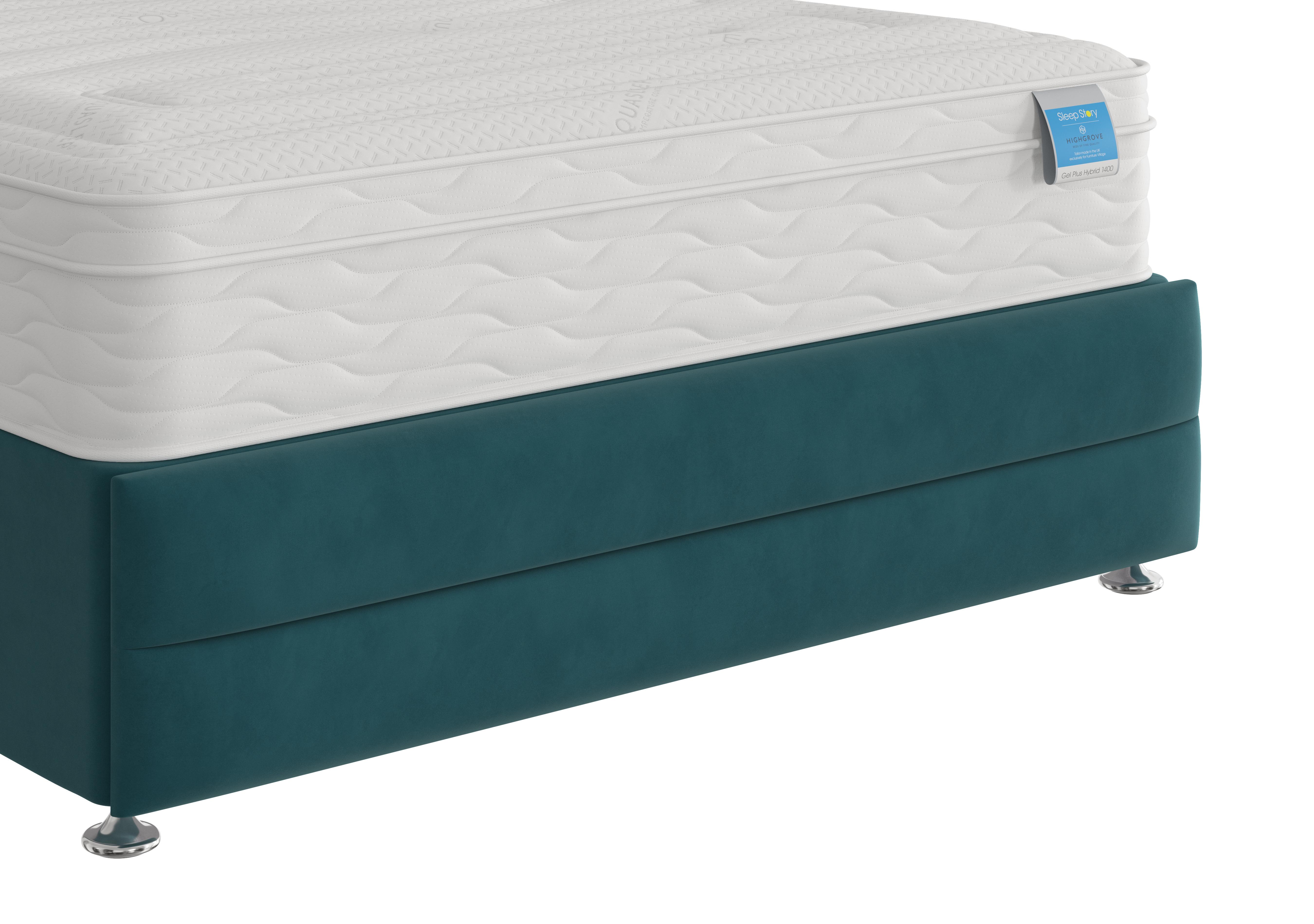 Rowling Footboard in Plush Atlantic on Furniture Village