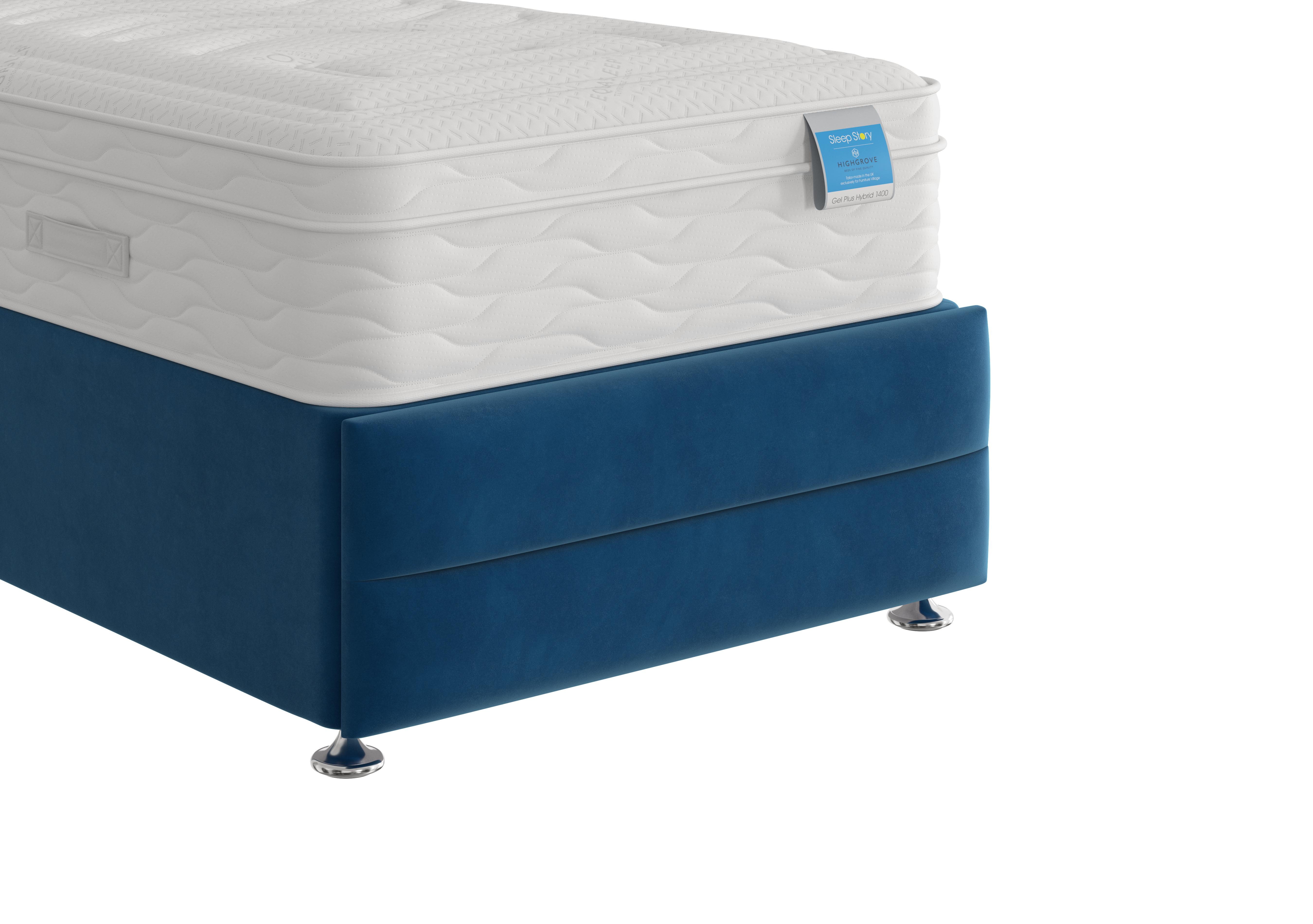 Rowling Footboard in Plush Pacific on Furniture Village