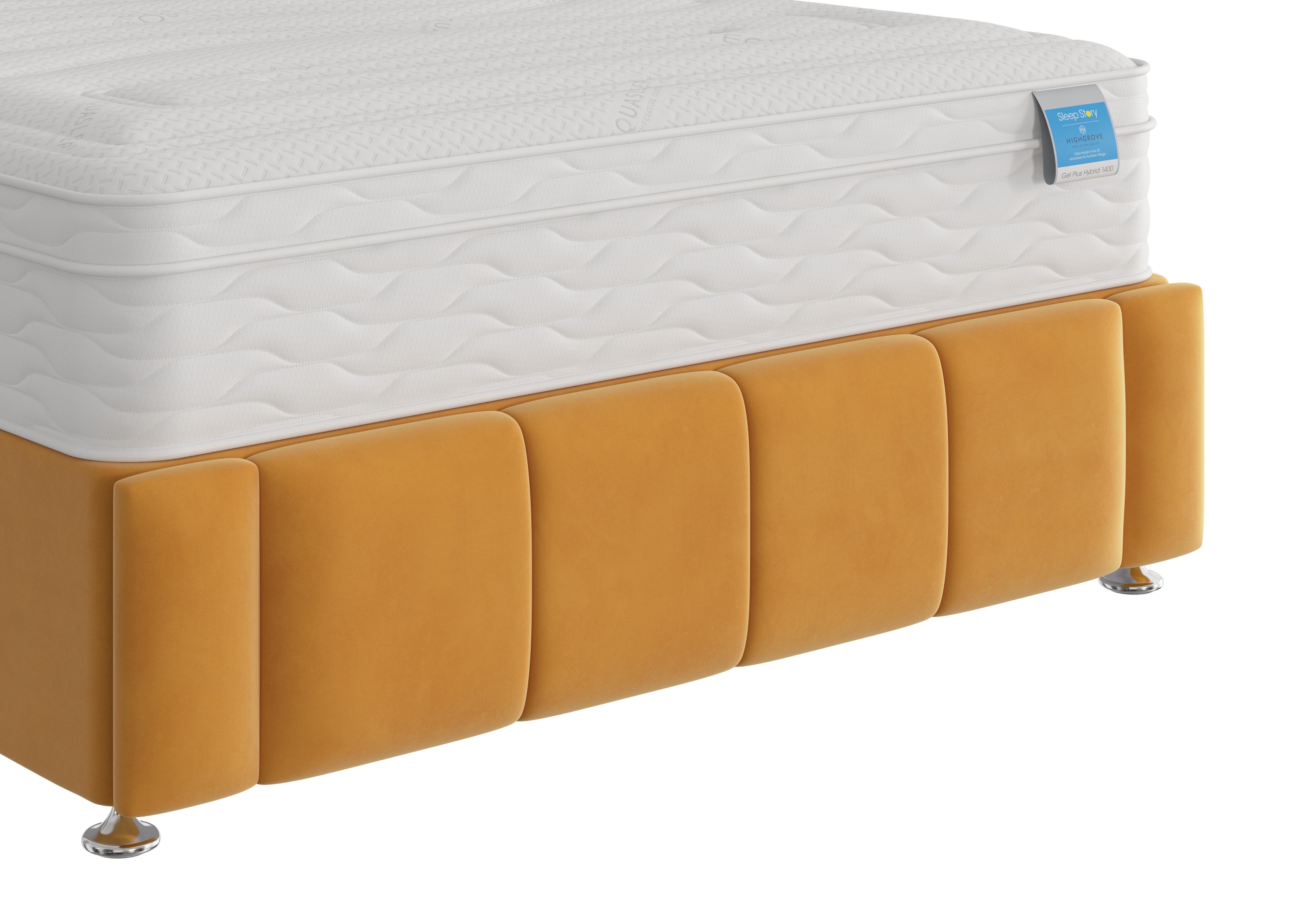Orwell Footboard in Plush Corn on Furniture Village
