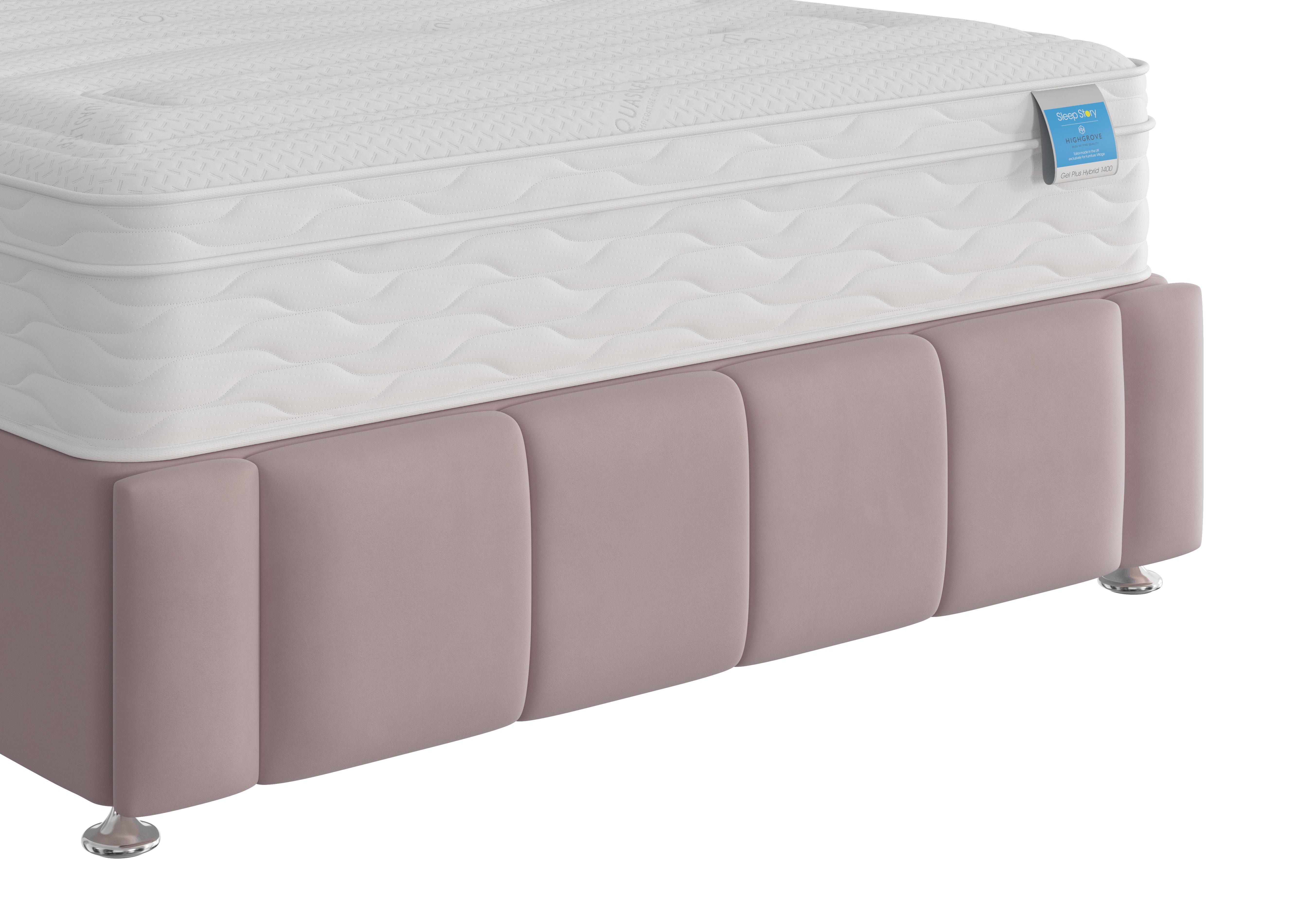 Orwell Footboard in Plush Lilac on Furniture Village