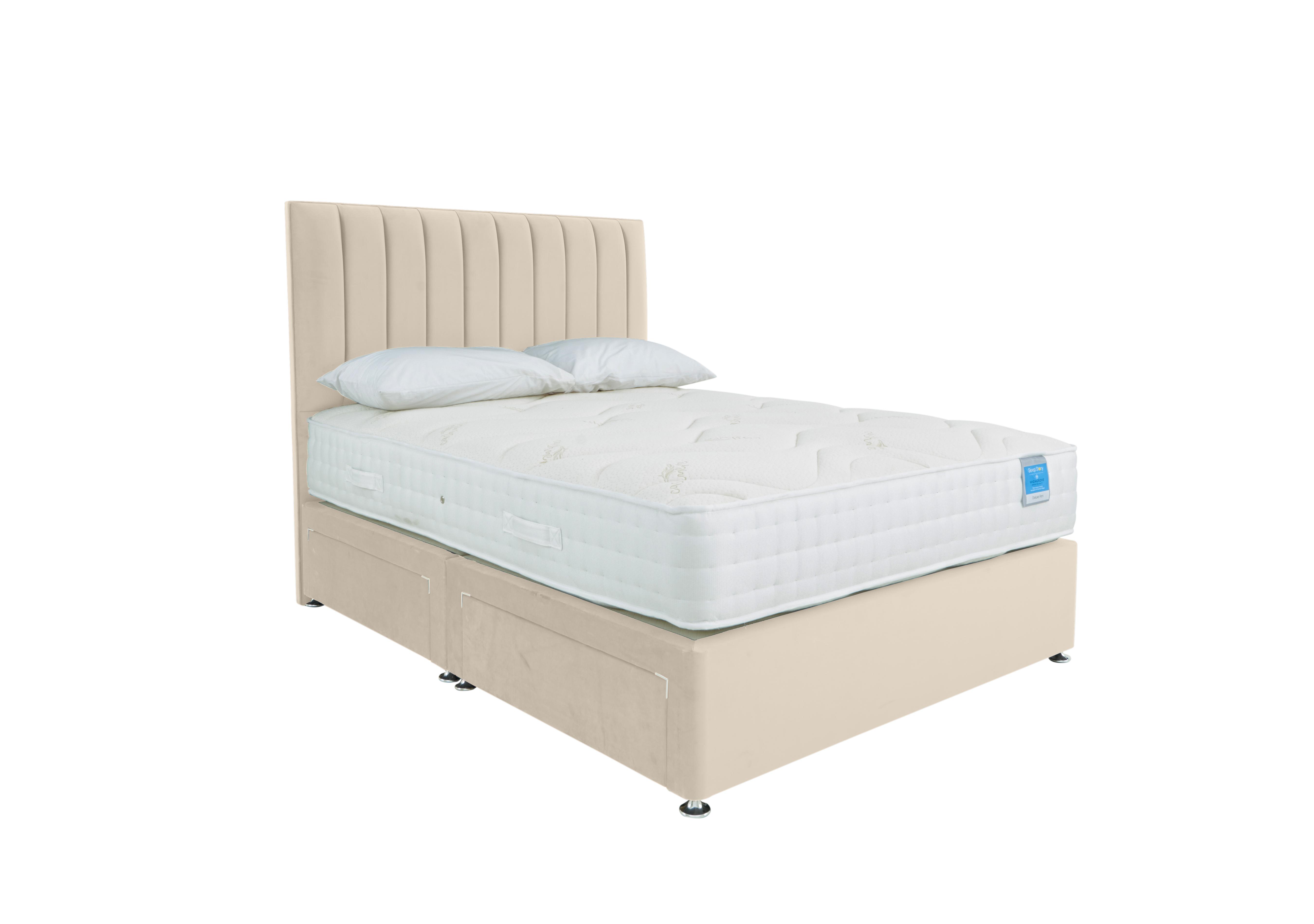 Deluxe Firm Divan Set in Plush Ecru on Furniture Village