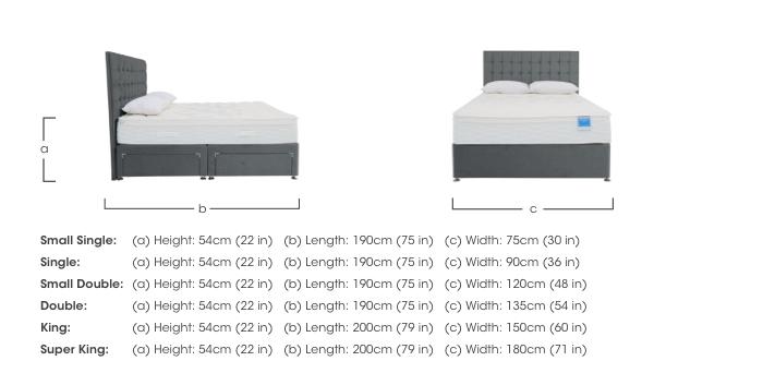 Memory Hybrid Divan Set in  on Furniture Village
