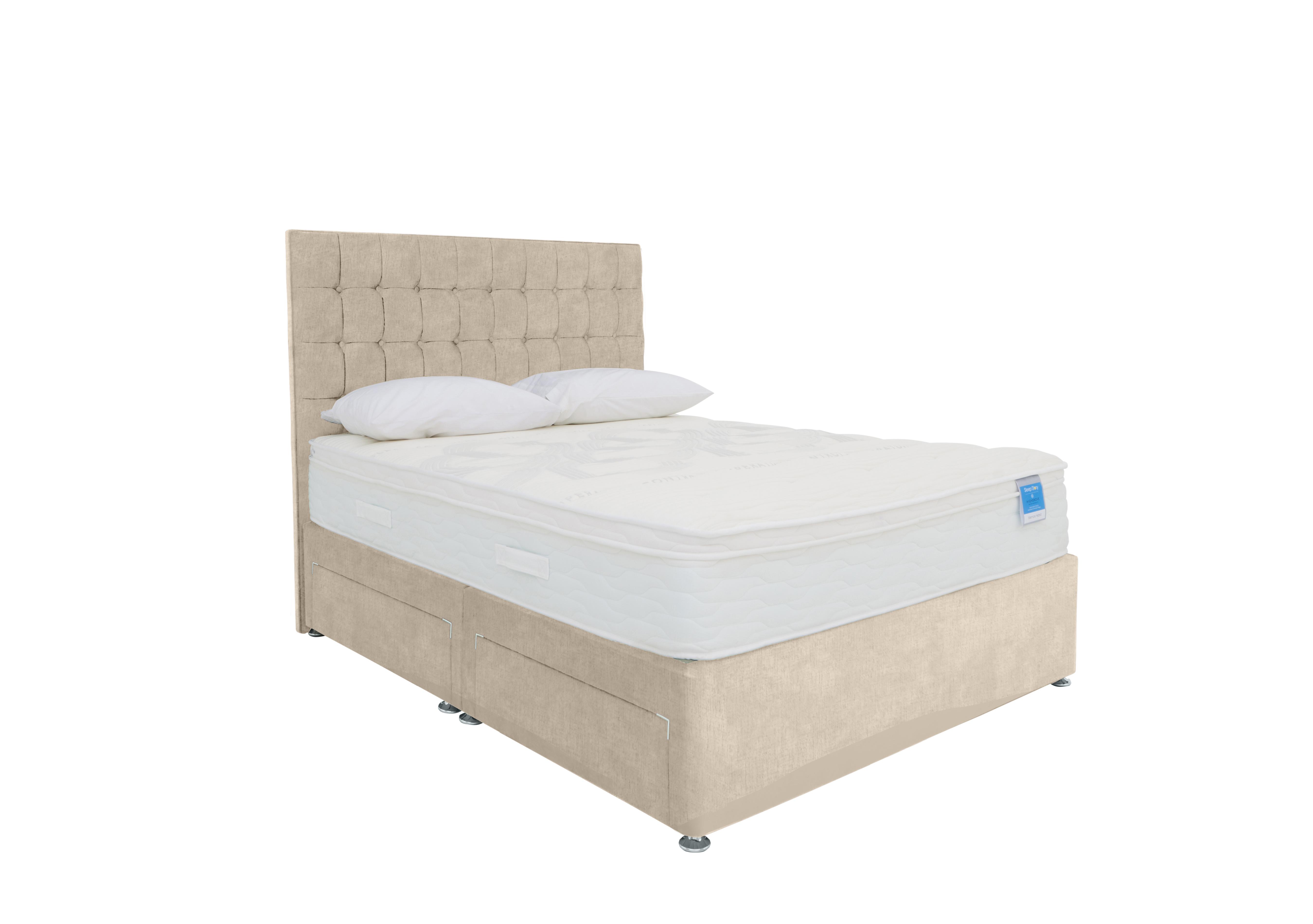 Memory Hybrid Divan Set in Lace Ivory on Furniture Village