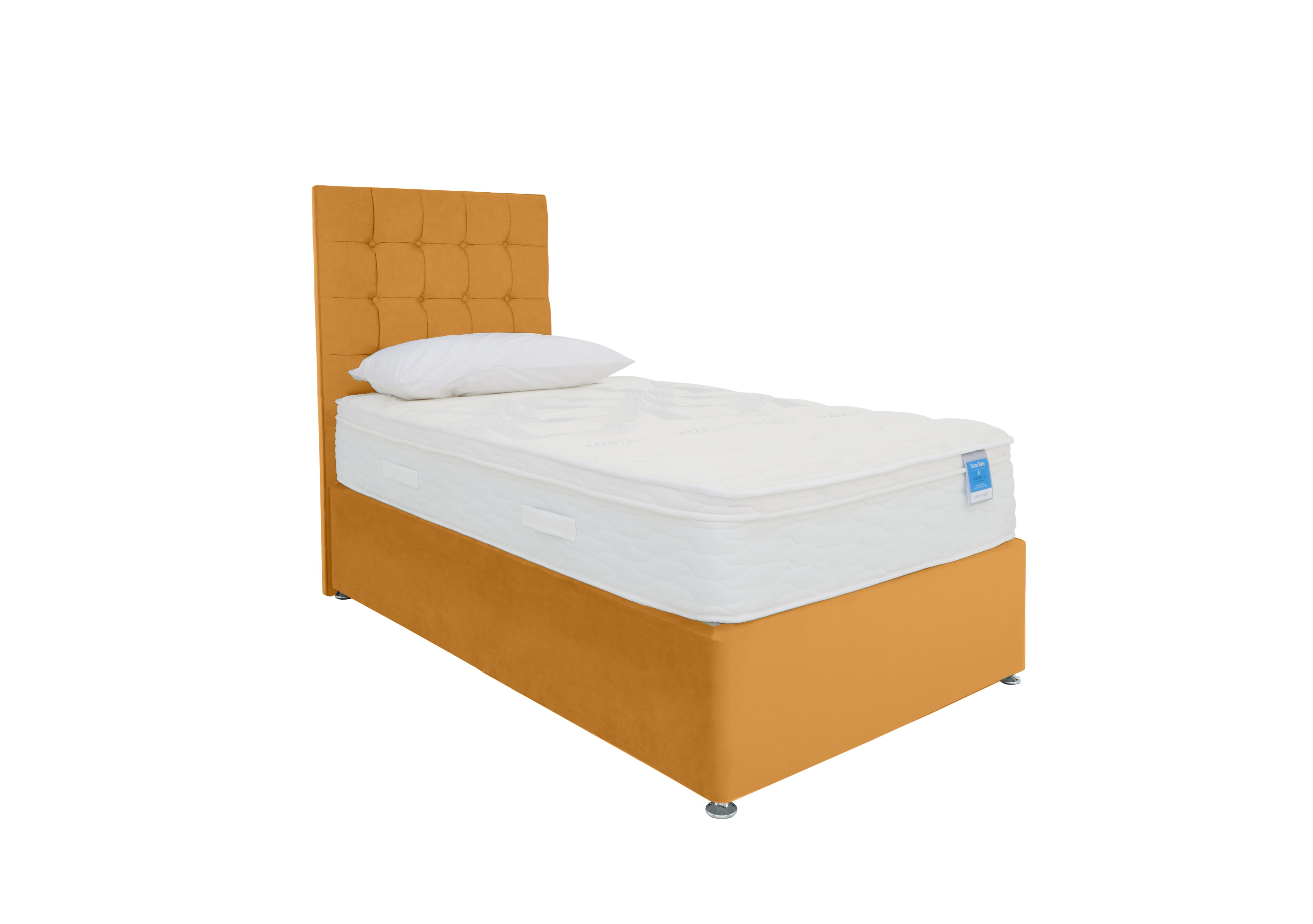 Memory Hybrid Divan Set in Plush Corn on Furniture Village