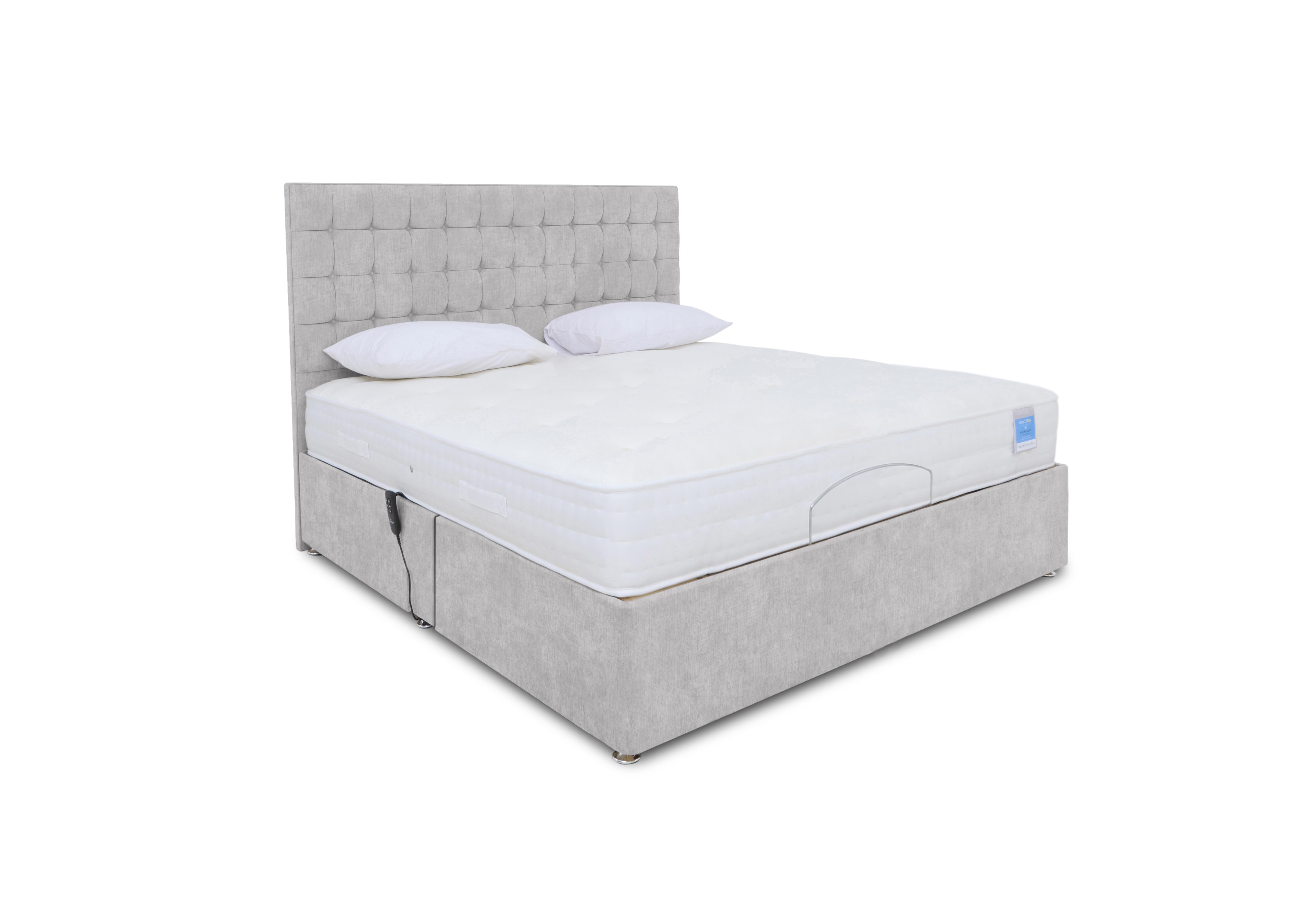 Natural Comfort Adjustable Divan Bed in Lace Dolphin on Furniture Village